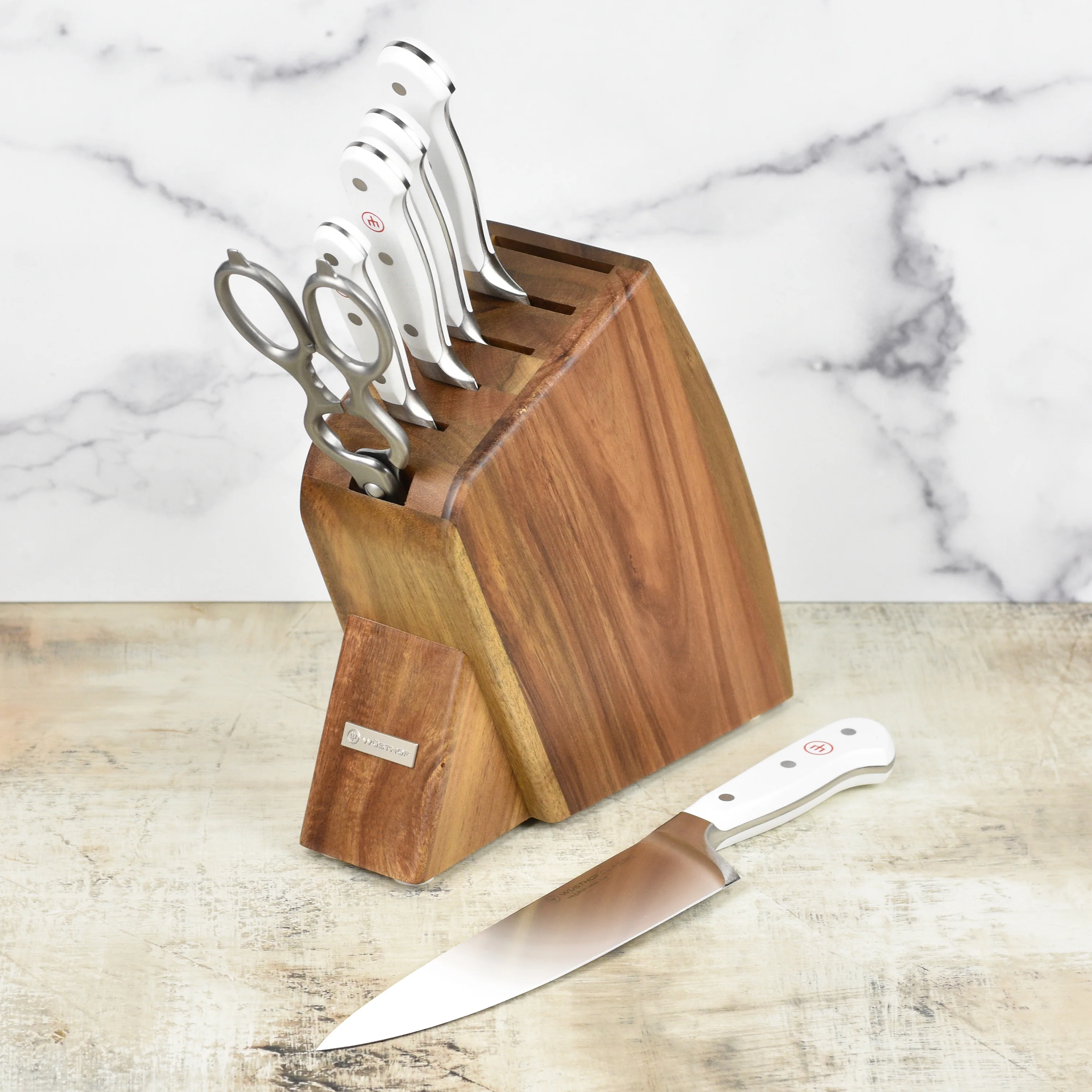 Wusthof Classic White 7 Piece Slim Knife Block Set - Image 3