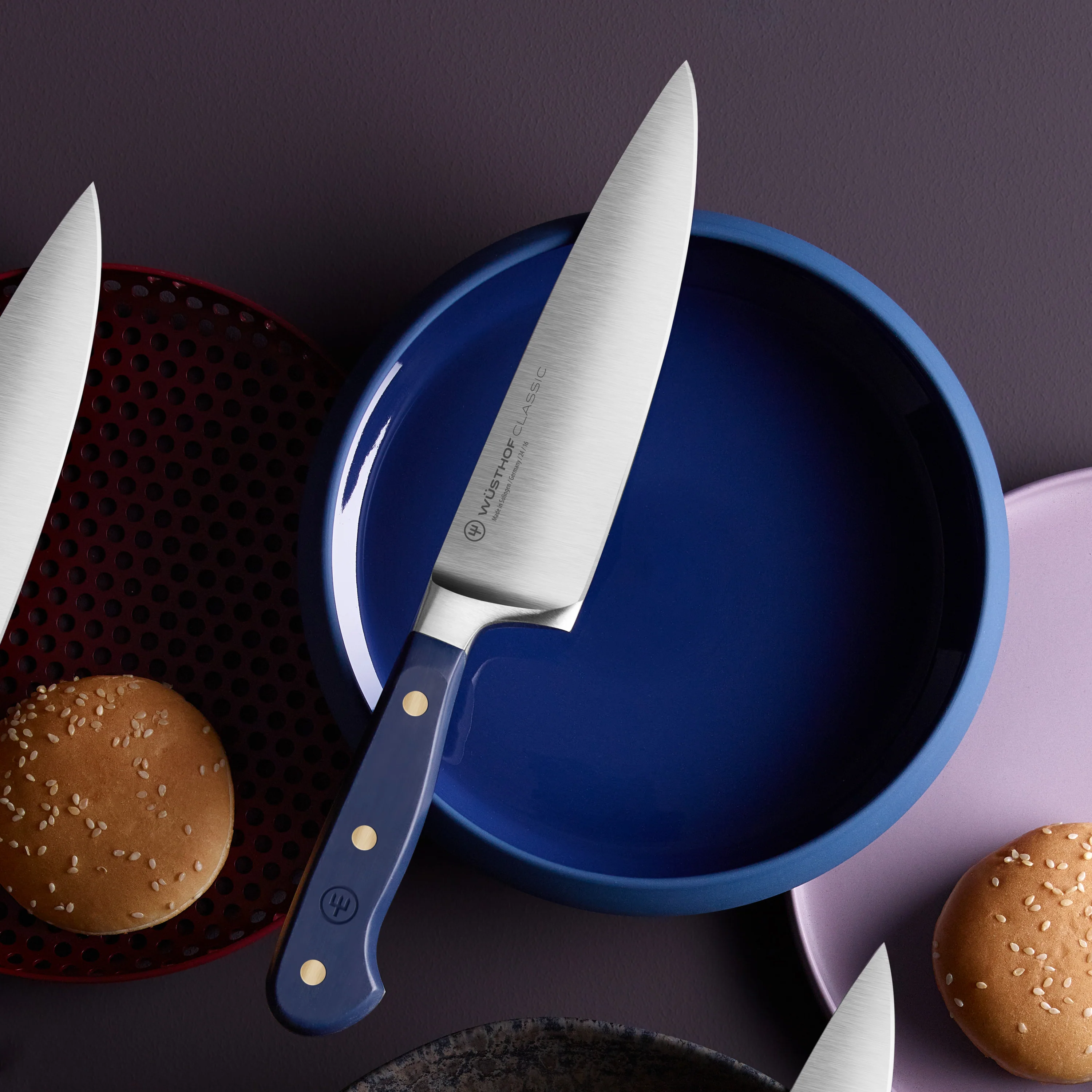 Wusthof Classic Wild Blueberry 6" Chef's Knife - Image 3