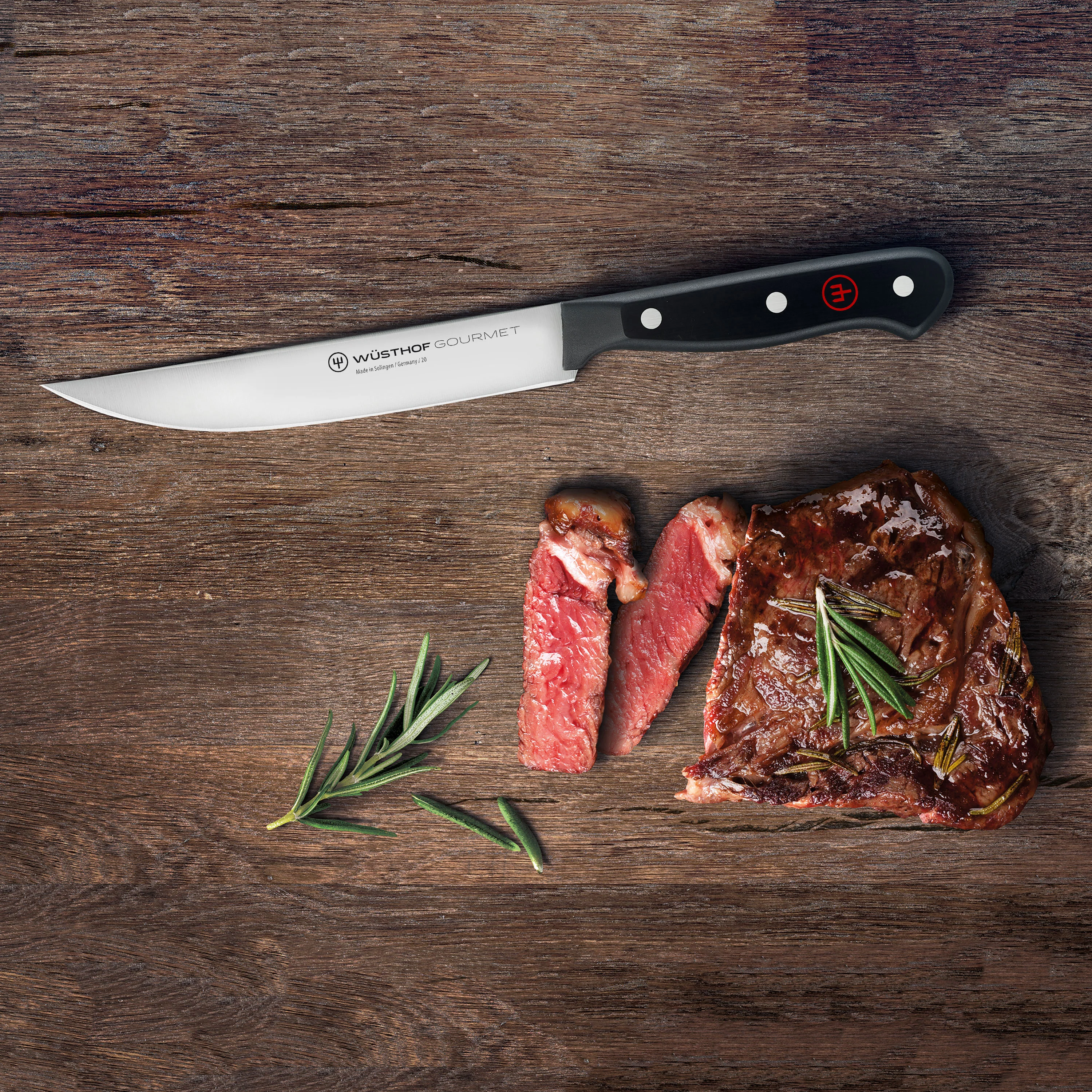 Wusthof Gourmet 6 Piece Steak Knife Set with Block - Image 5