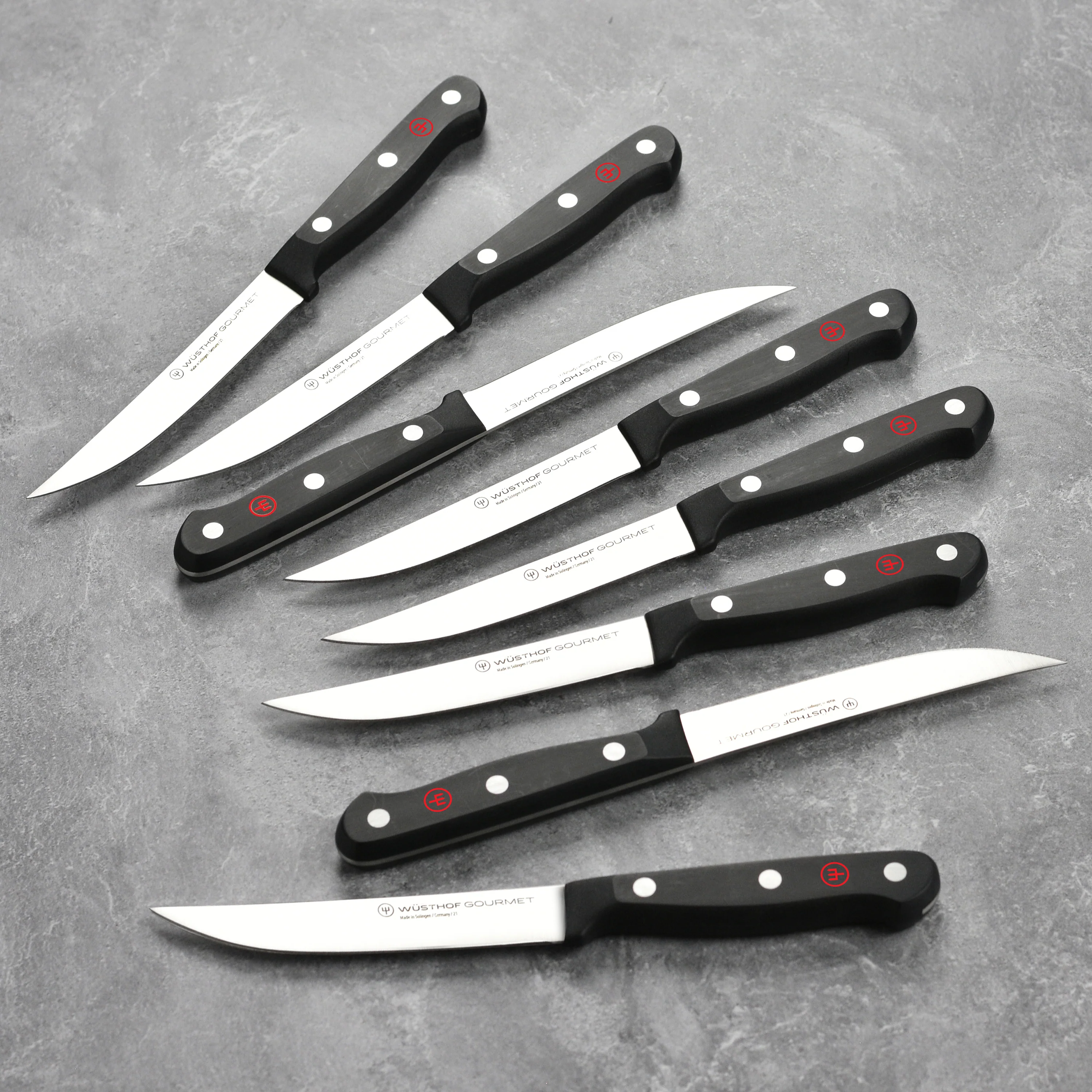 Wusthof Gourmet 8 Piece Steak Knife Set with Case - Image 2