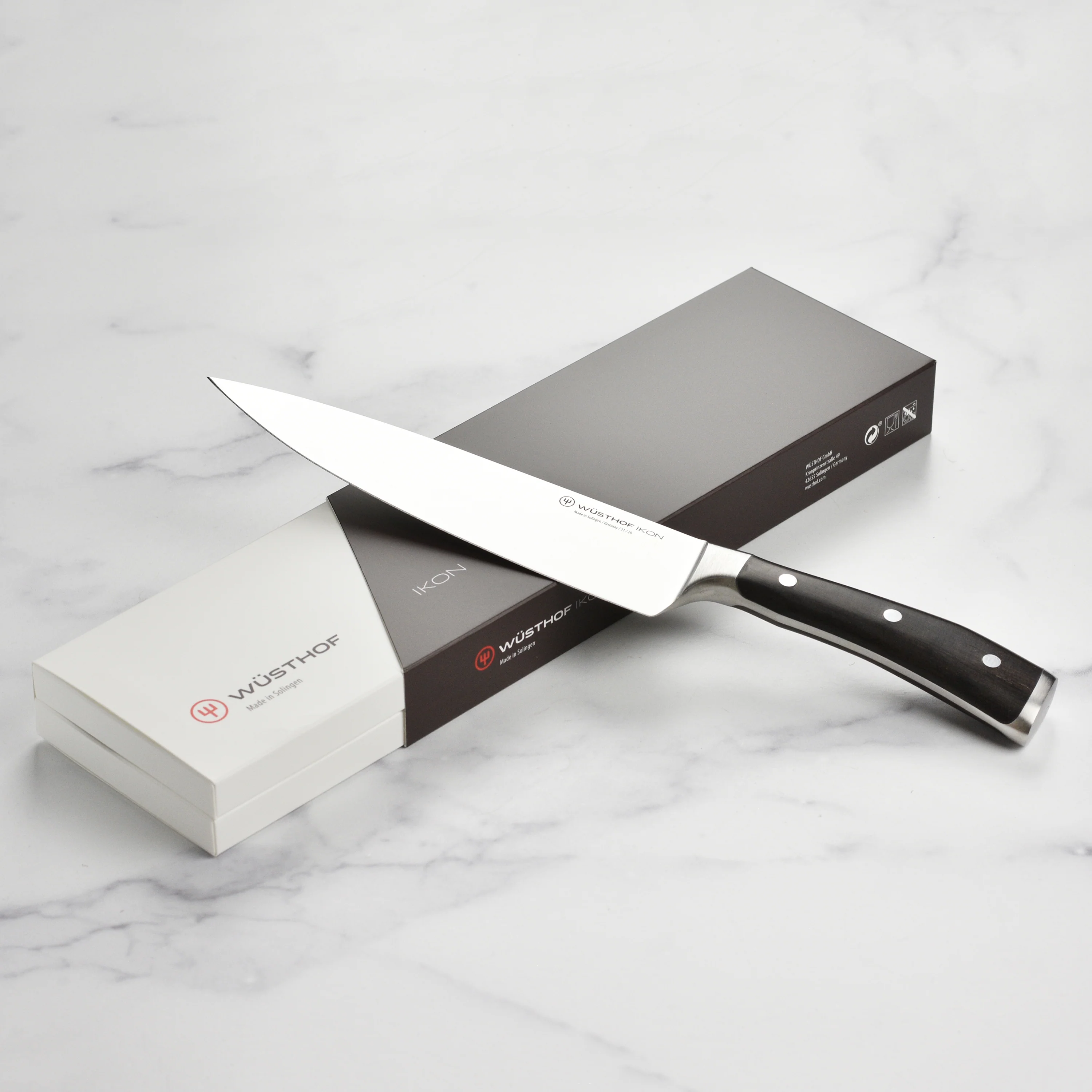 Wusthof Ikon Blackwood 8" Chef's Knife - Image 7