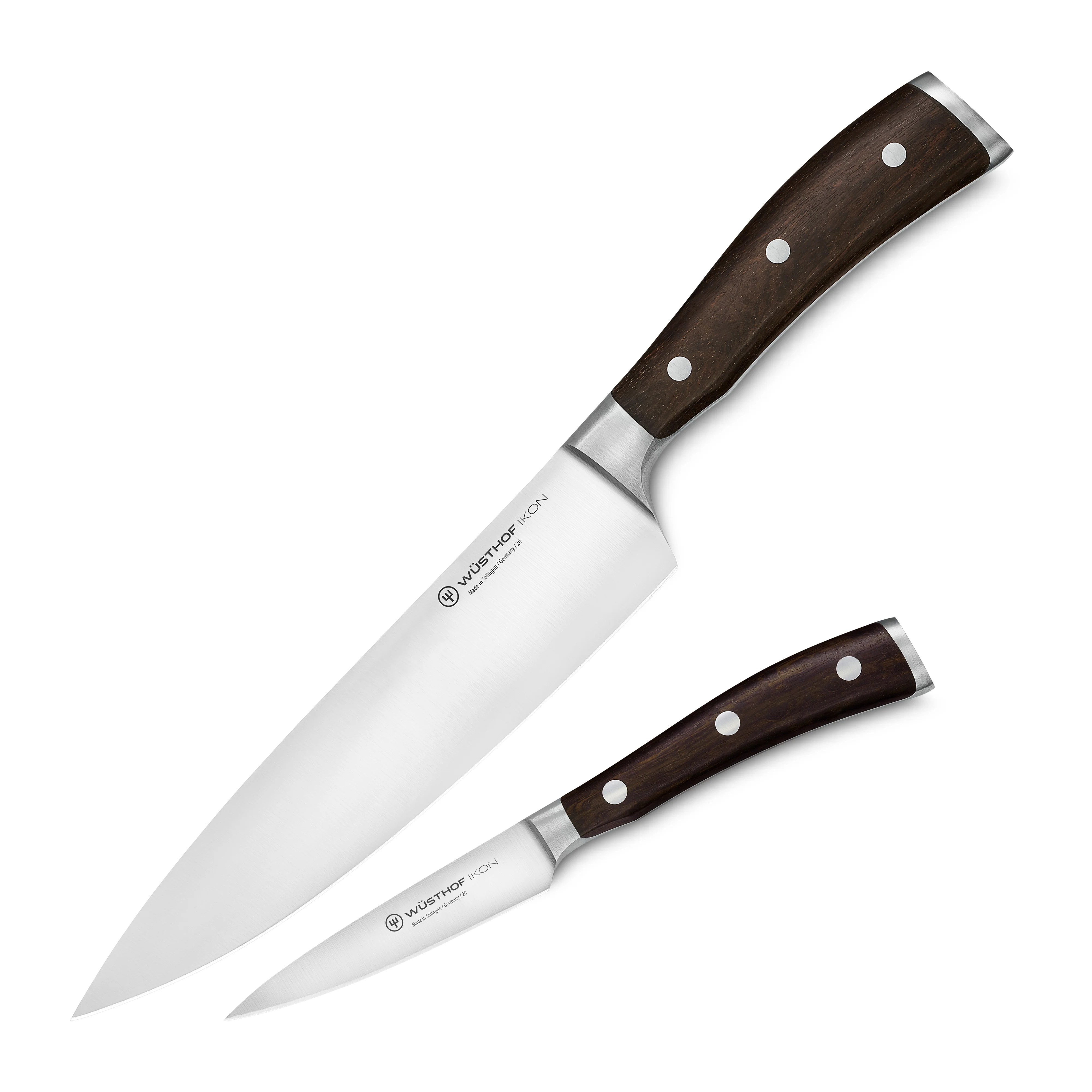 Wusthof Ikon Blackwood 2 Piece Chef's & Paring Knife Set - Image 4