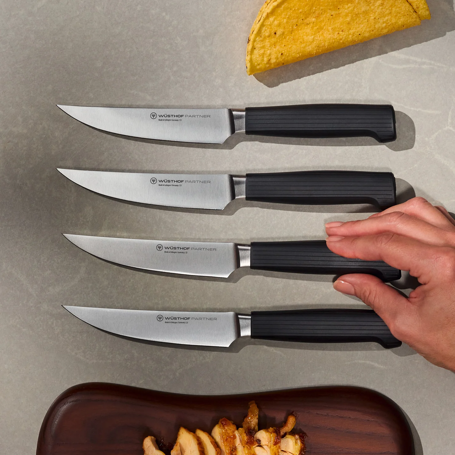 Wusthof Partner 4 Piece Steak Knife Set - Image 3