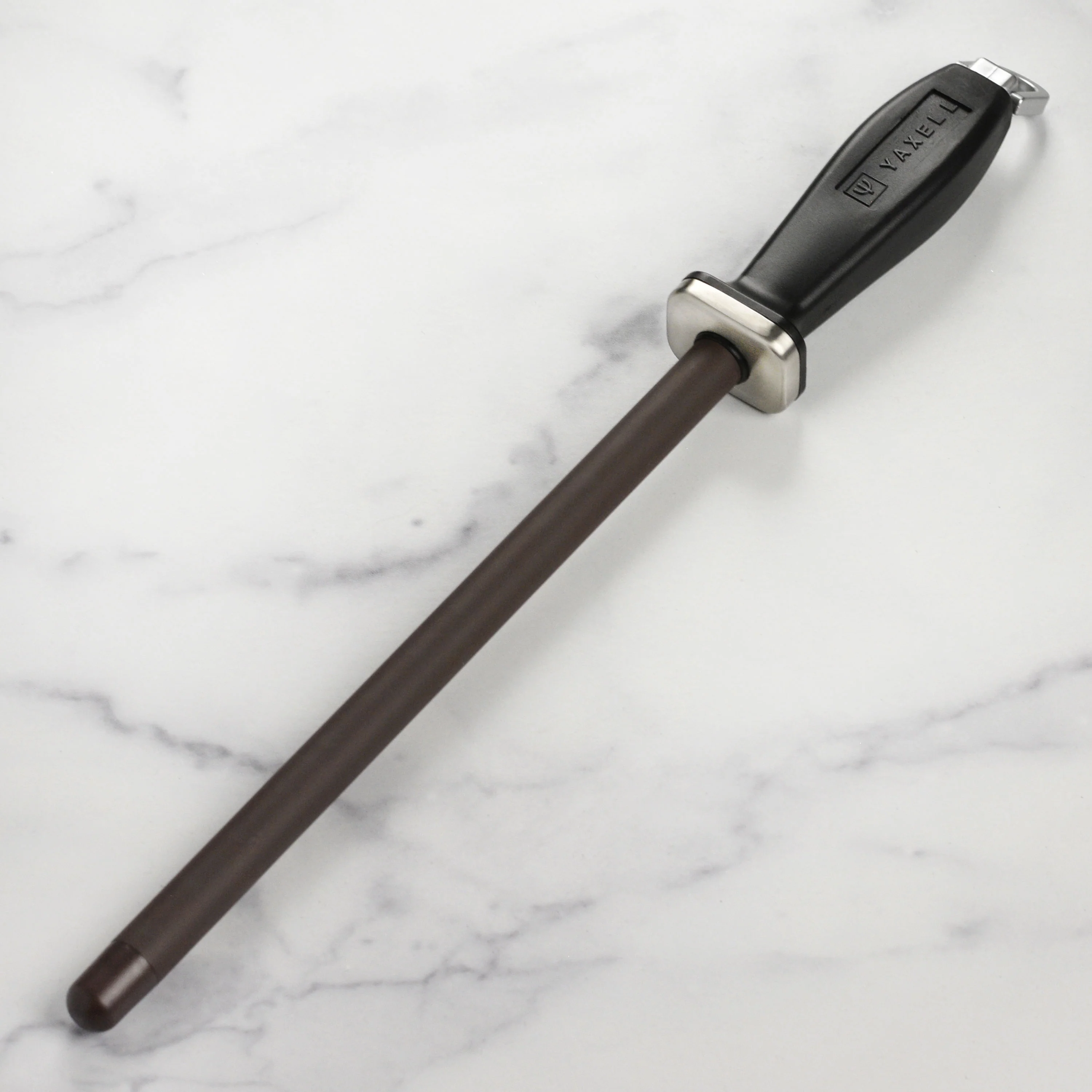 Yaxell 10.5" Reinforced Black Ceramic Sharpening Rod