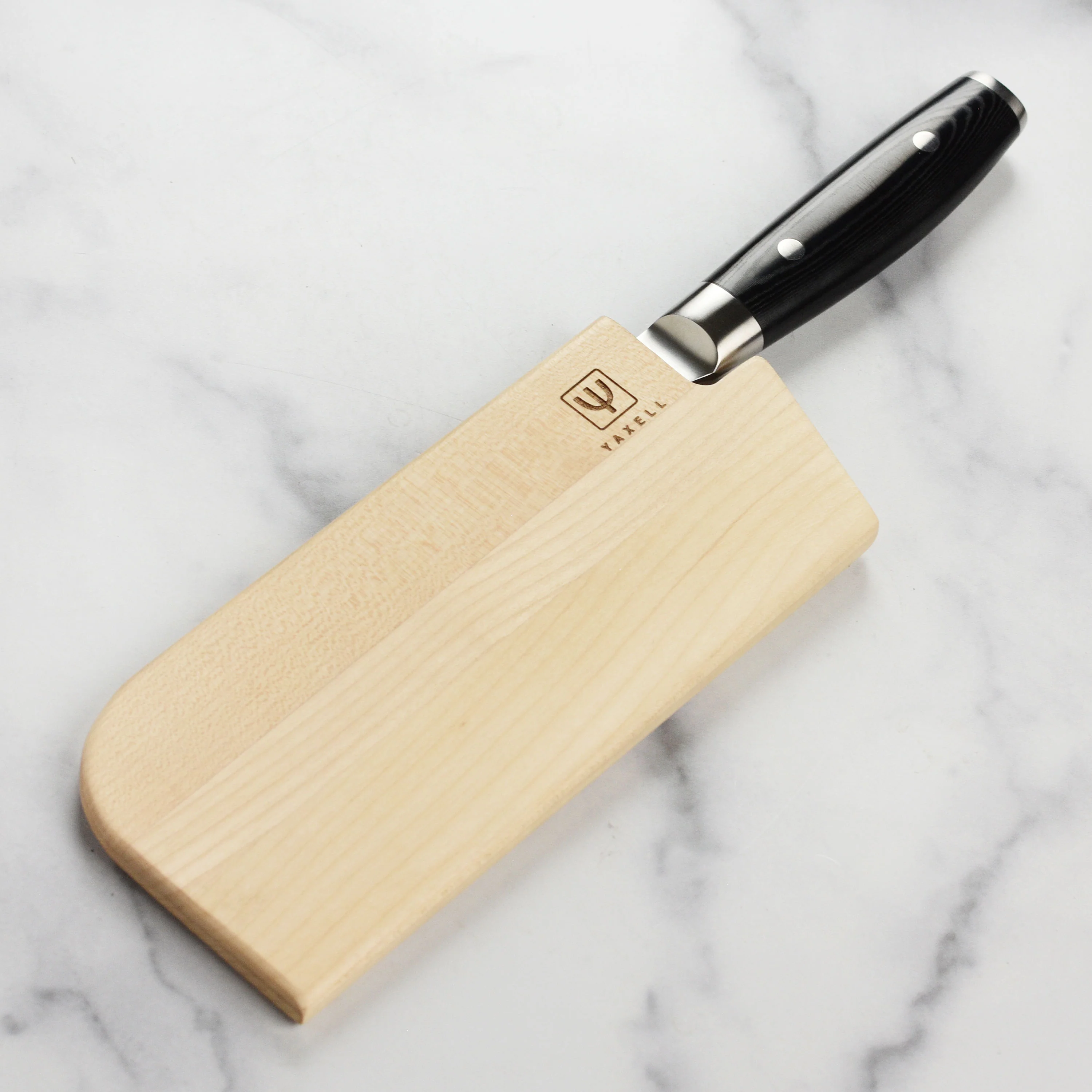 Yaxell Magnetic Wooden Sheath for 7" Chinese Chef's Knife - Image 2