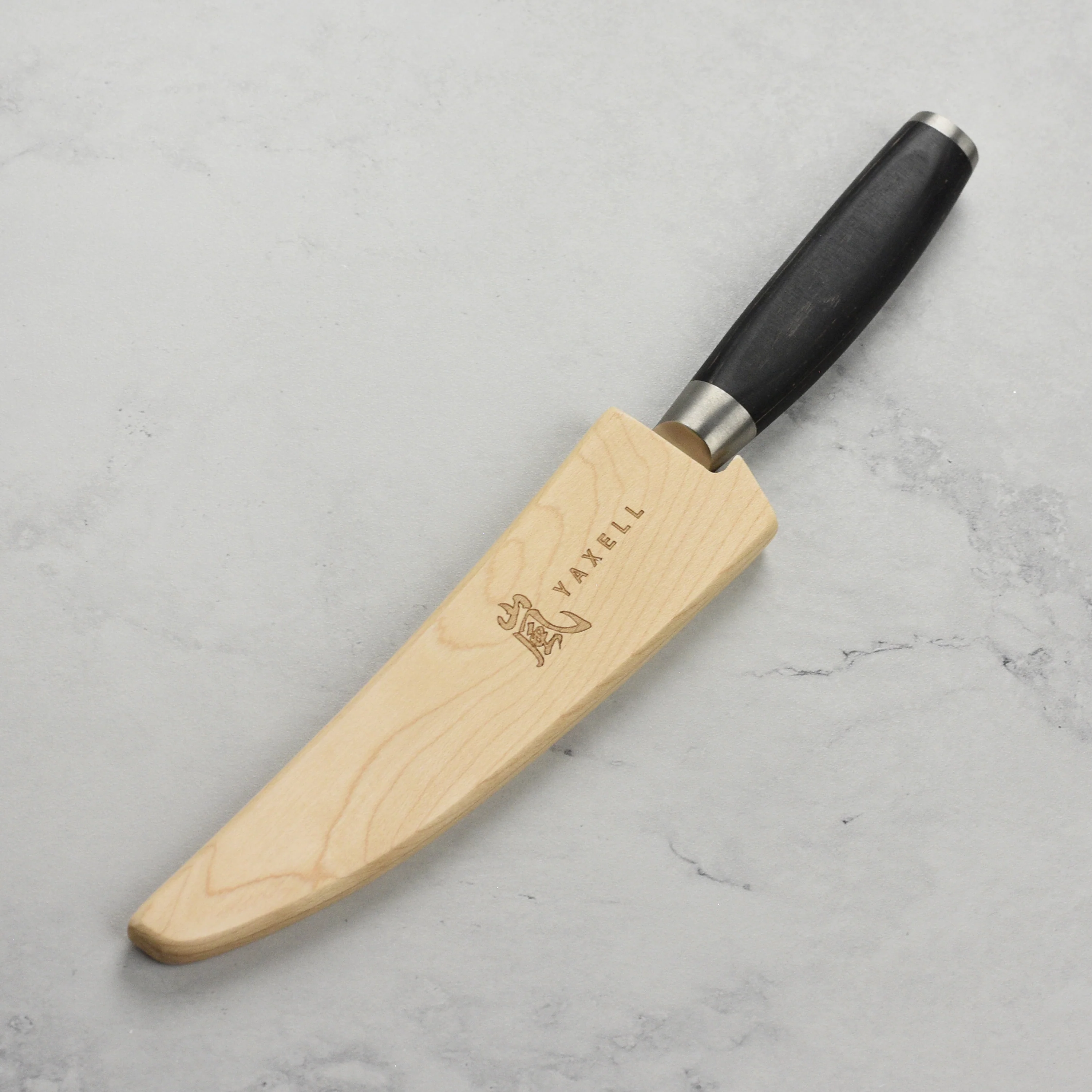 Yaxell Magnetic Wooden Sheath for 6" Curved Boning Knife - Image 2