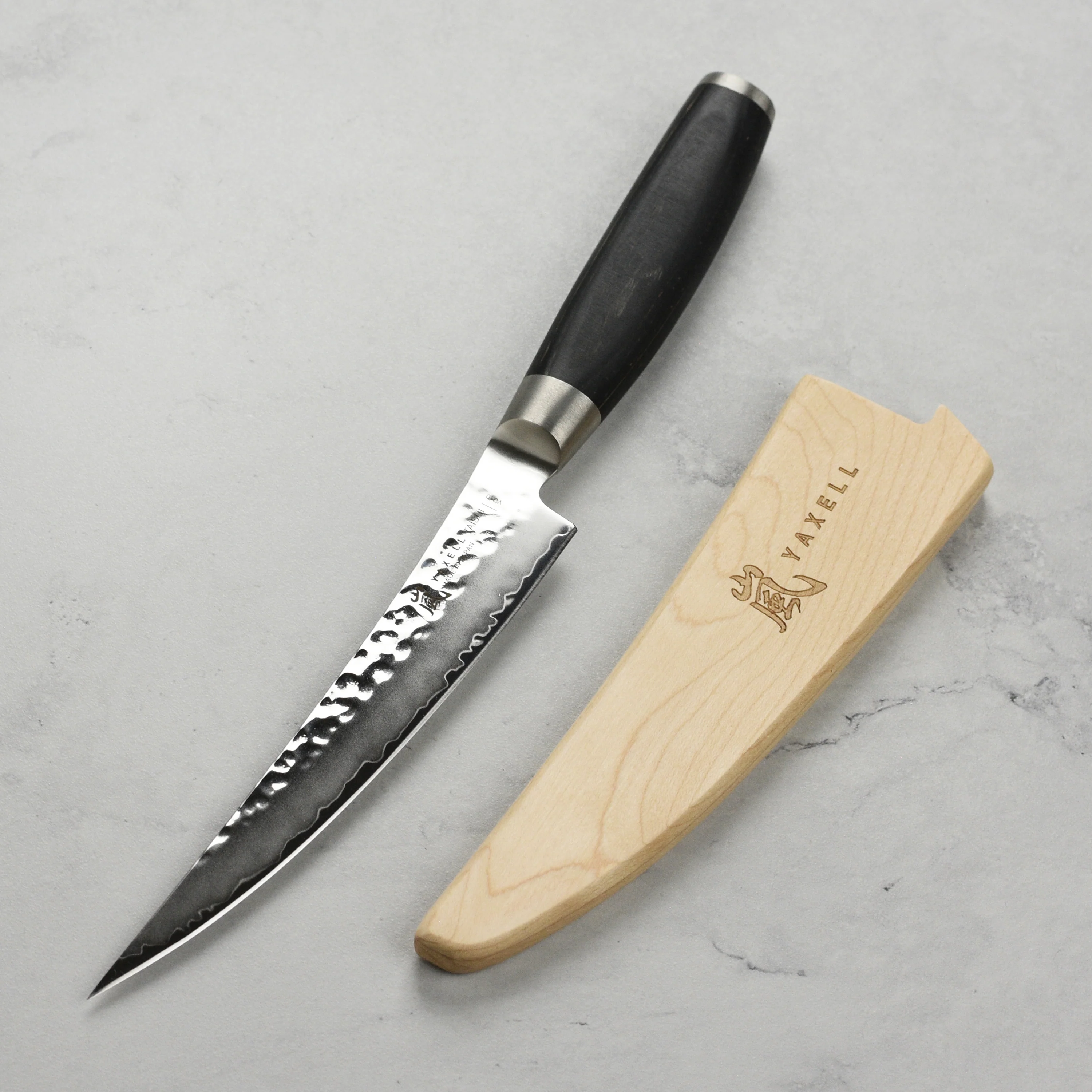 Yaxell Magnetic Wooden Sheath for 6" Curved Boning Knife - Image 7