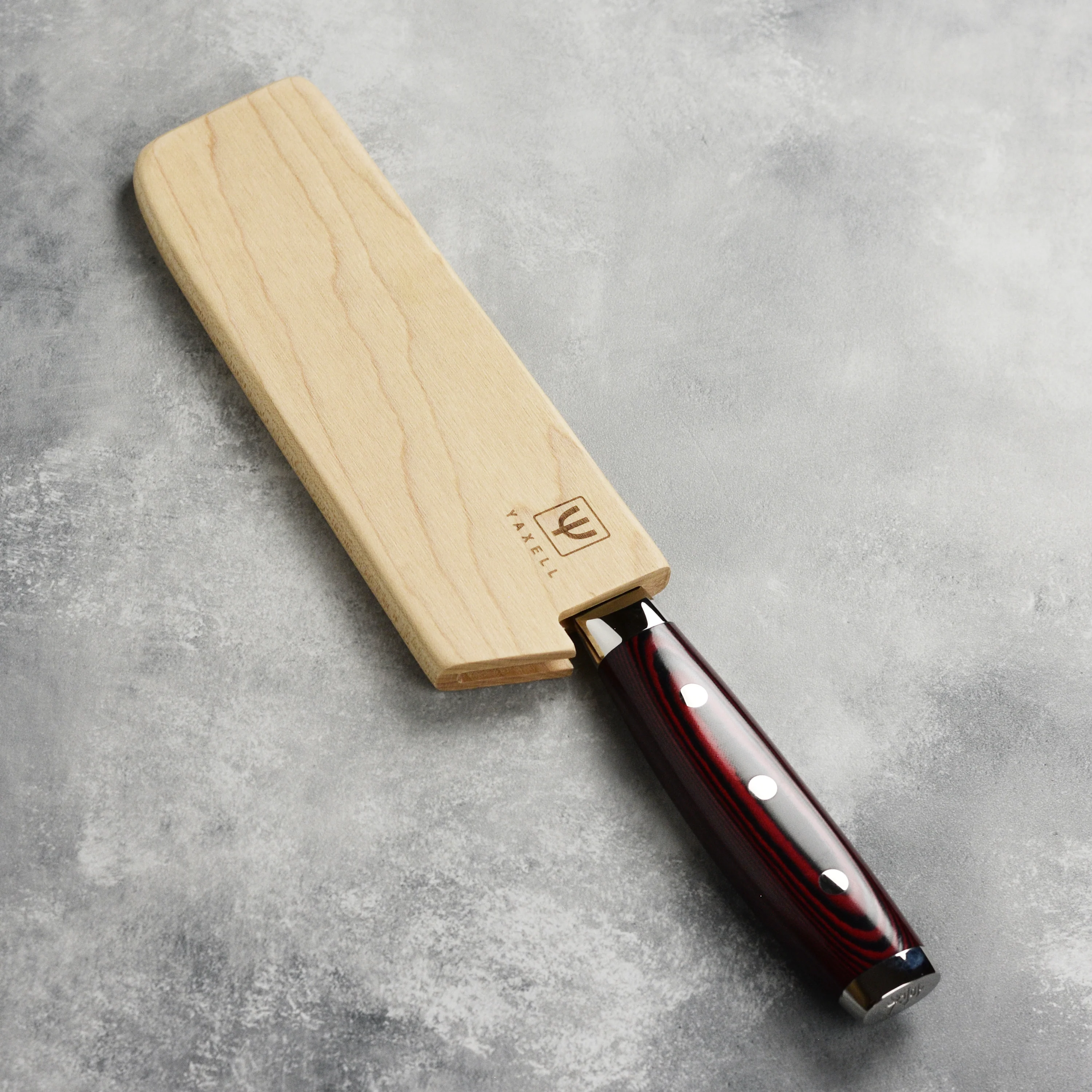 Yaxell Magnetic Wooden Sheath for 6.5" Nakiri Knife - Image 7