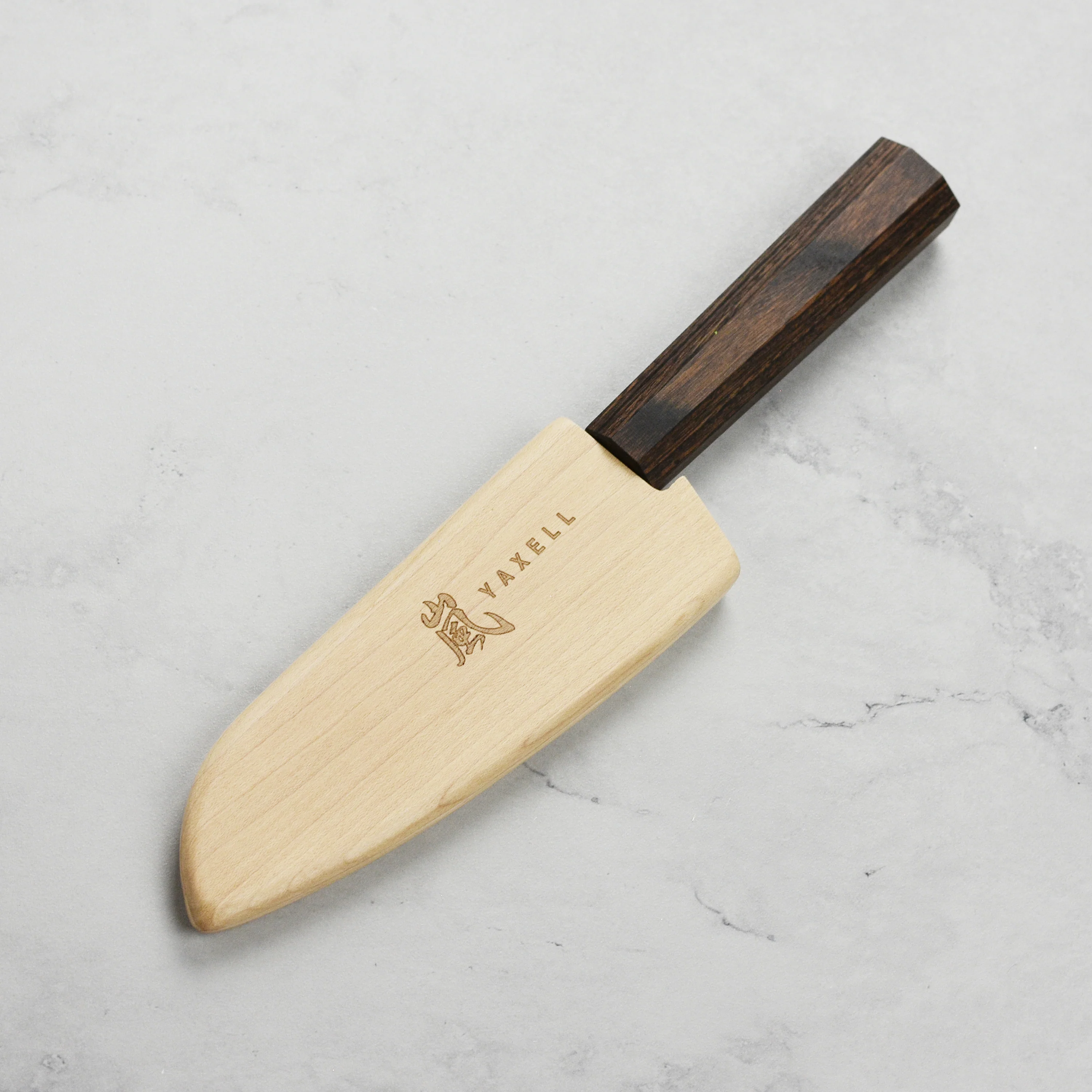 Yaxell Magnetic Wooden Sheath for 4.75" Santoku Knife - Image 4