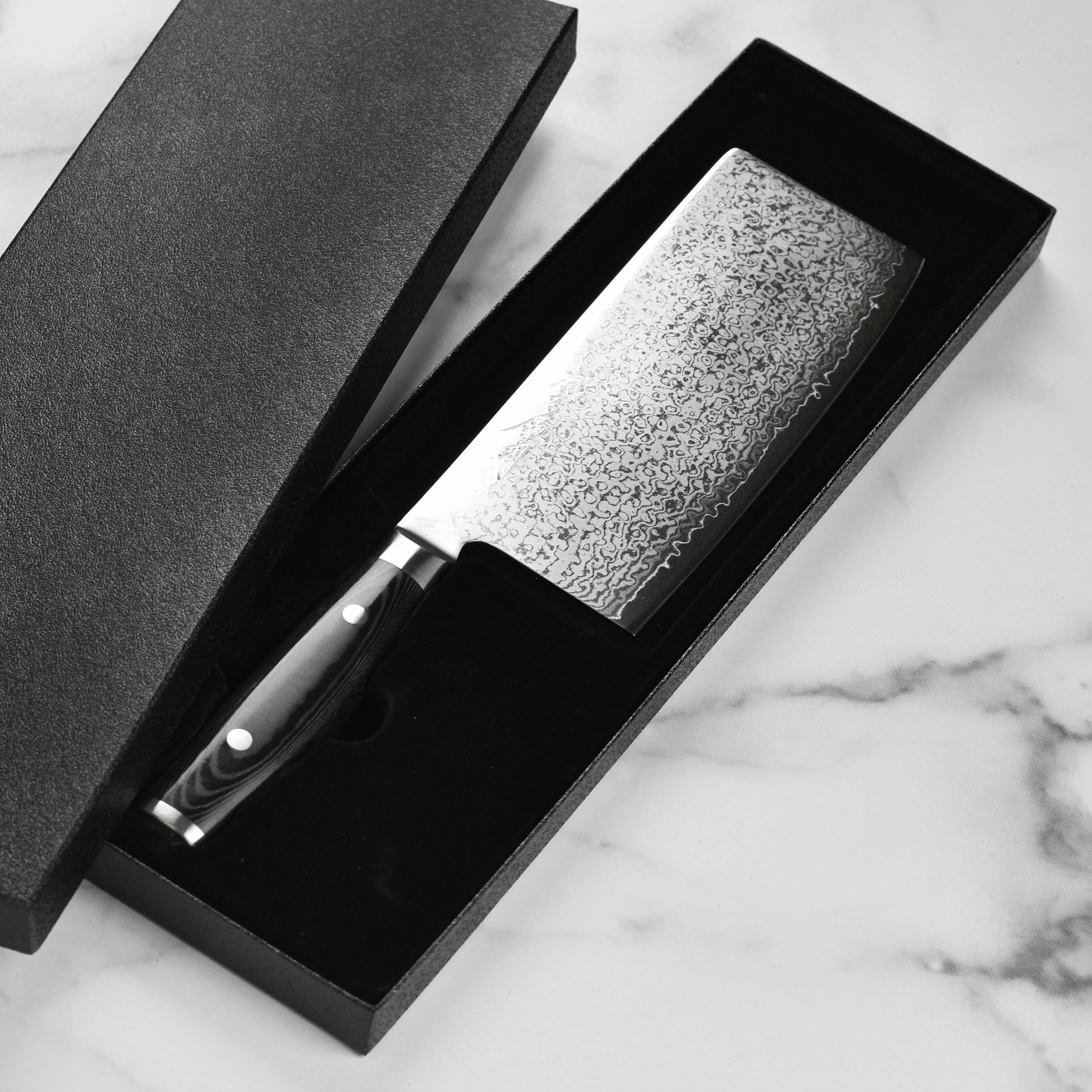 Yaxell Ran Plus 7" Chinese Chef's Knife - Image 3