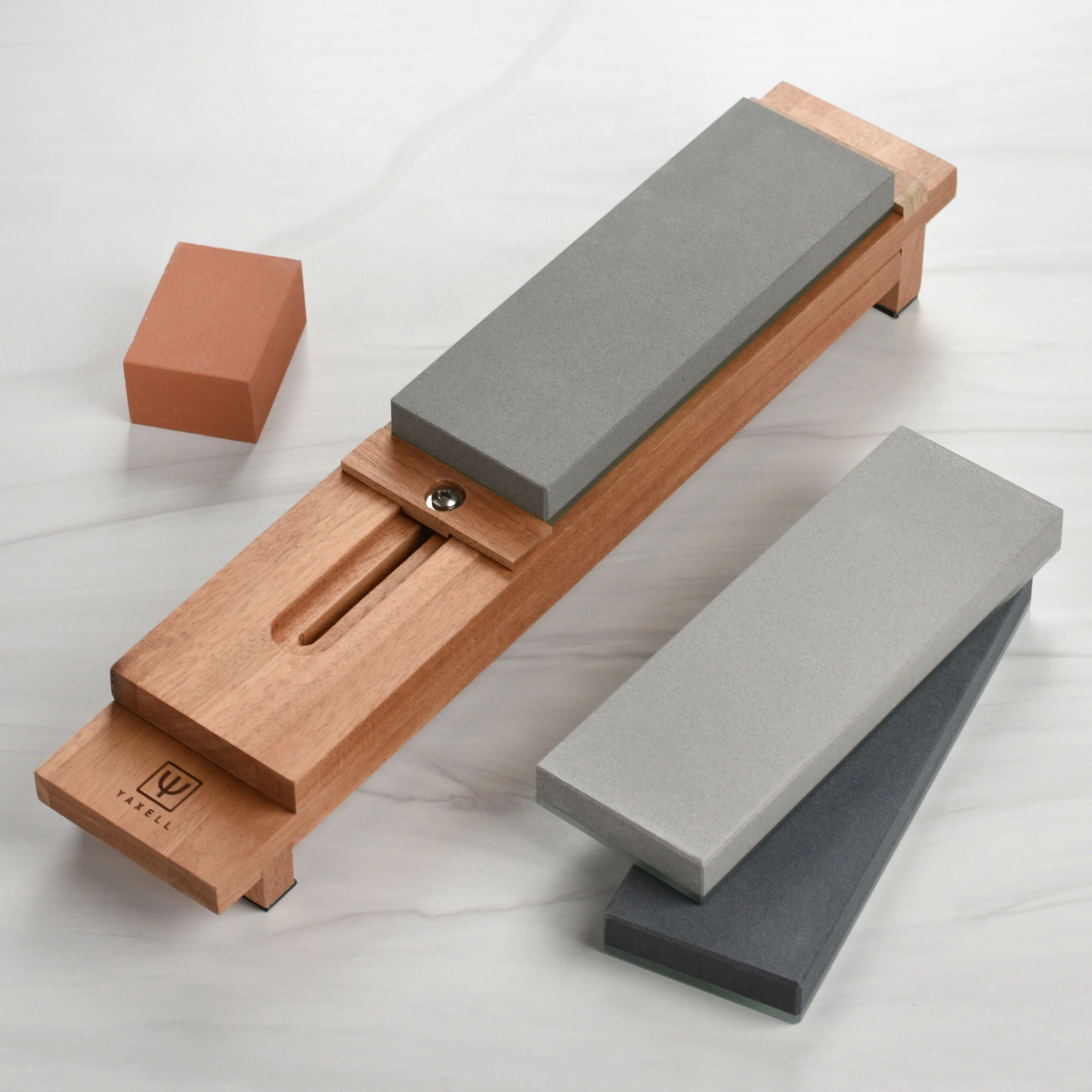 Yaxell 5 Piece Whetstone Sharpening Kit - Image 2