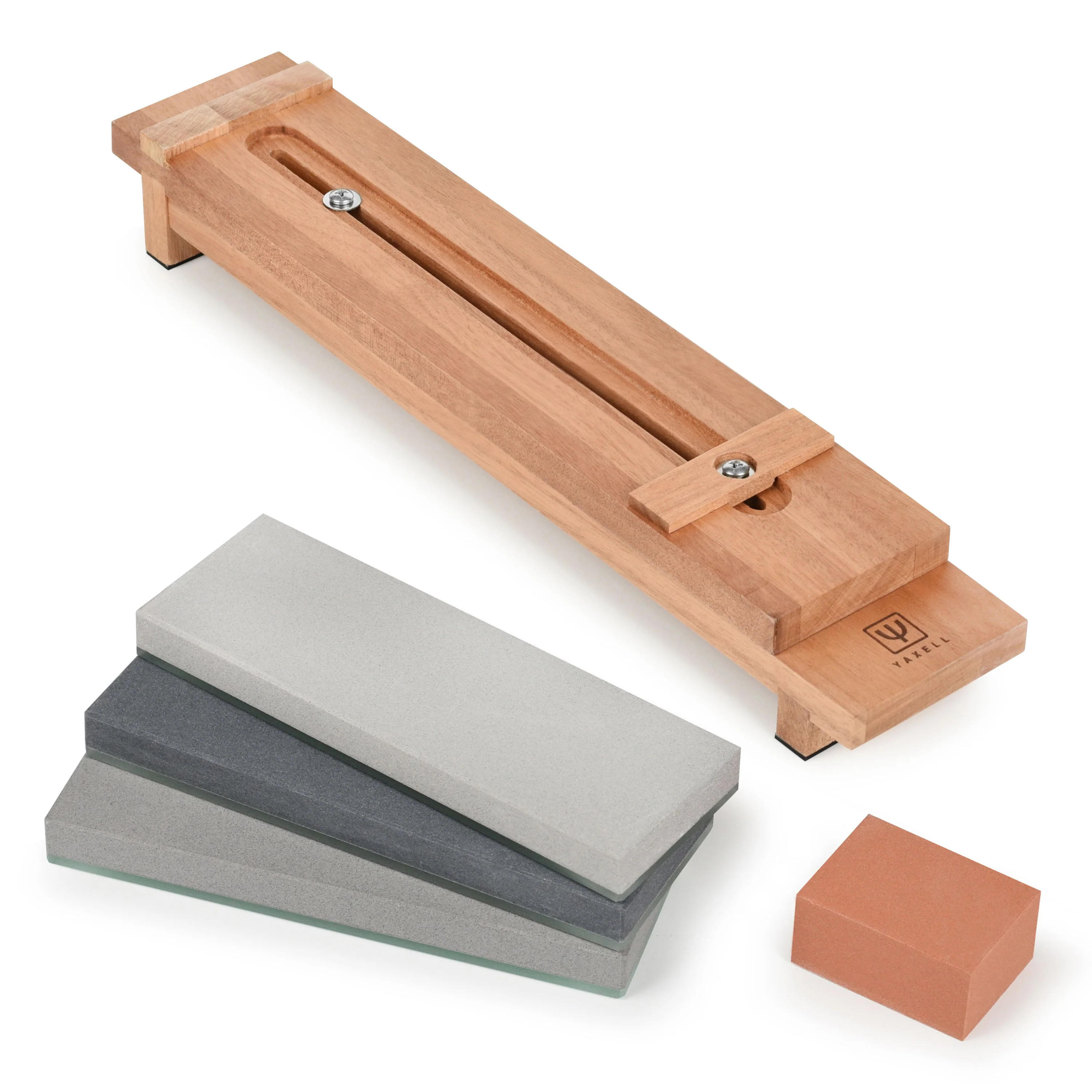 Yaxell 5 Piece Whetstone Sharpening Kit - Image 7