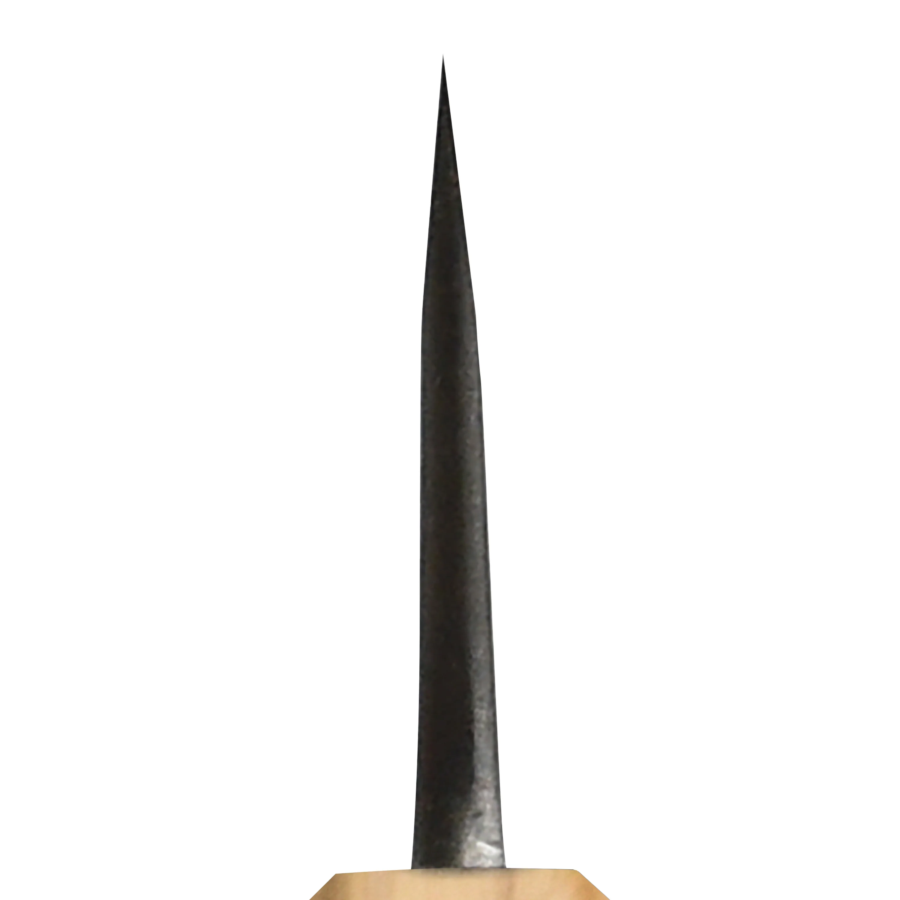 Yoshikane Shirogami #2 Kurouchi Stainless Clad 5.9" Honesuki, Olivewood - Image 5