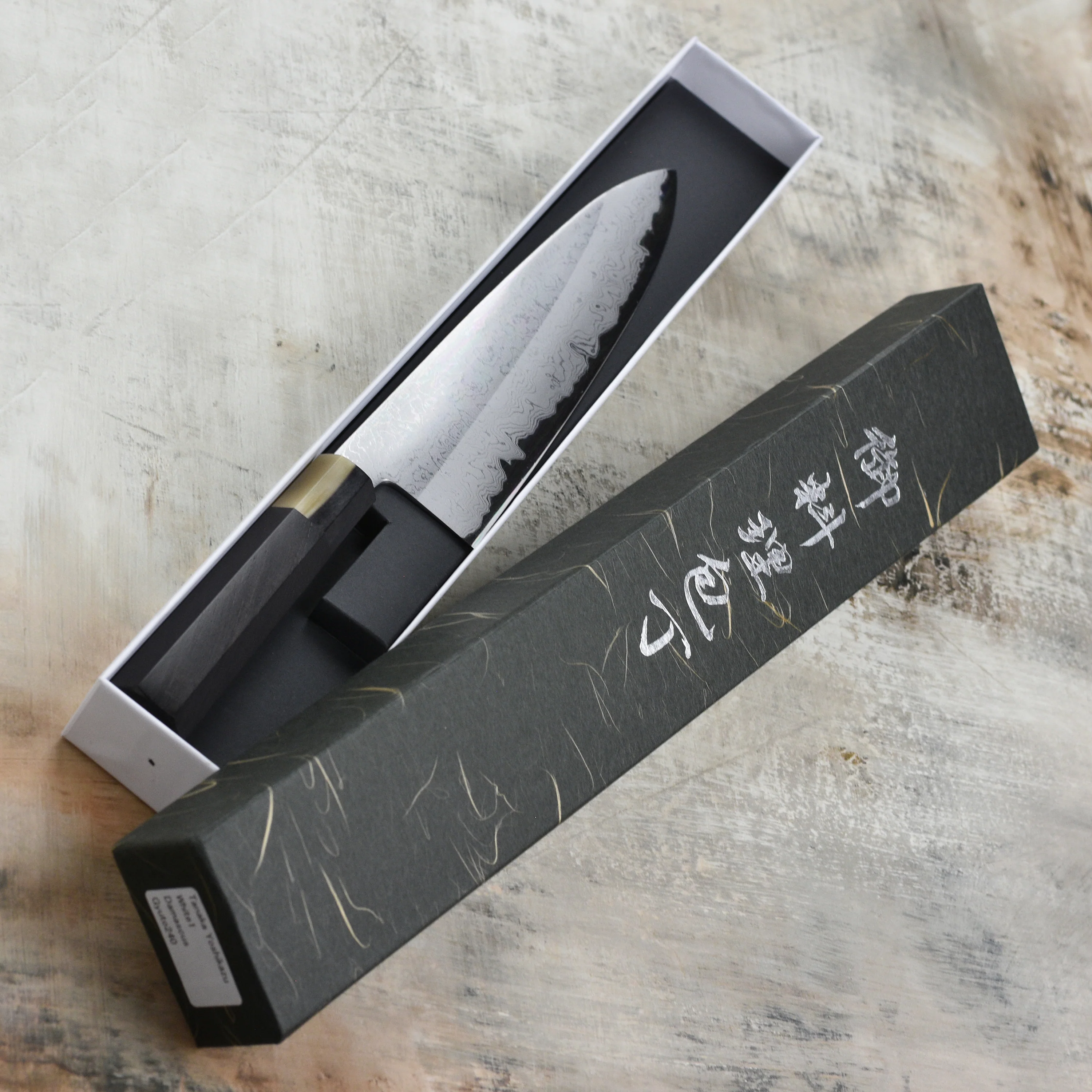 Yoshikazu Tanaka Shirogami #1 Damascus 9.4" Gyuto - Image 3