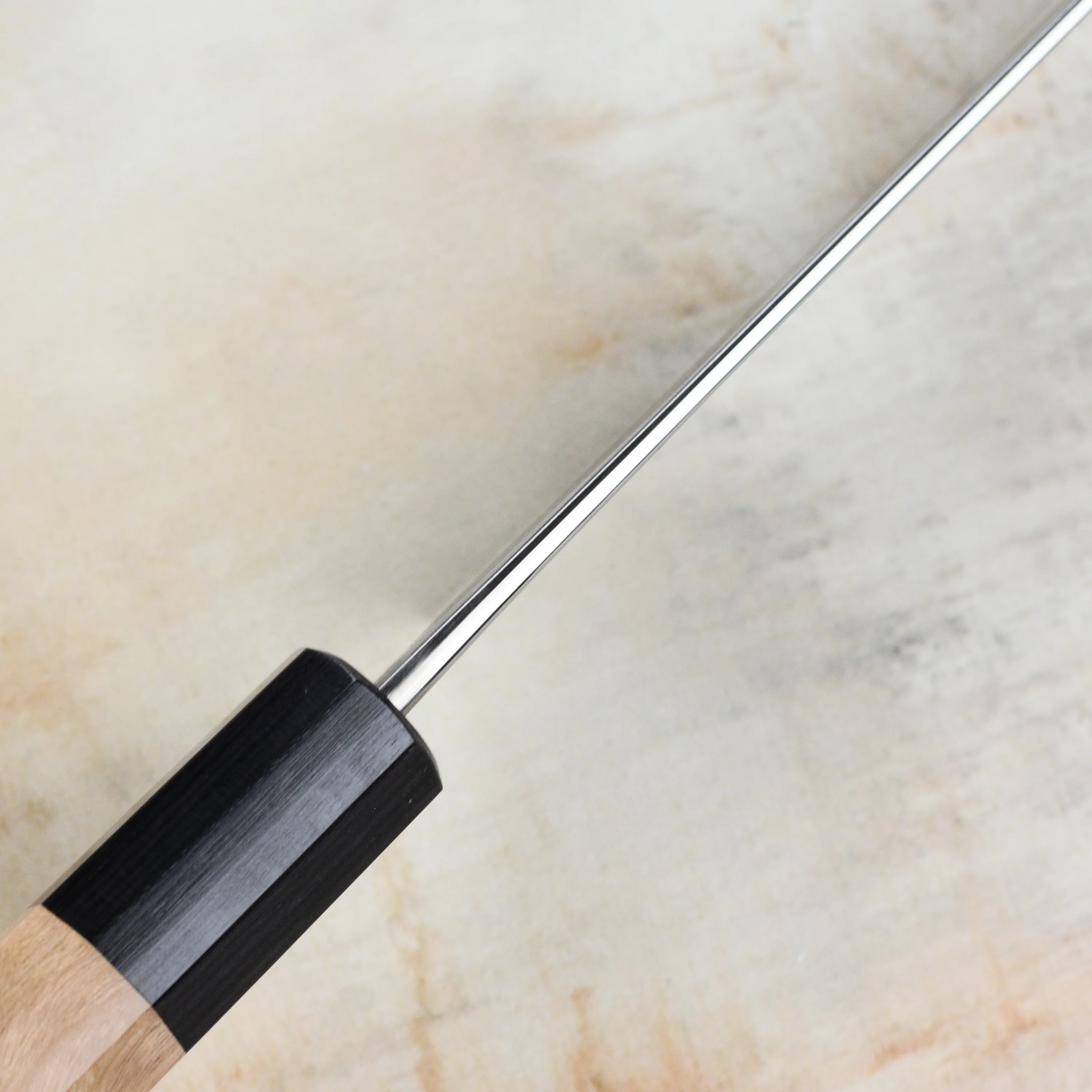 Yoshimi Kato Aogami Super Kurouchi Stainless Clad 6.3" Butcher's Knife - Image 6
