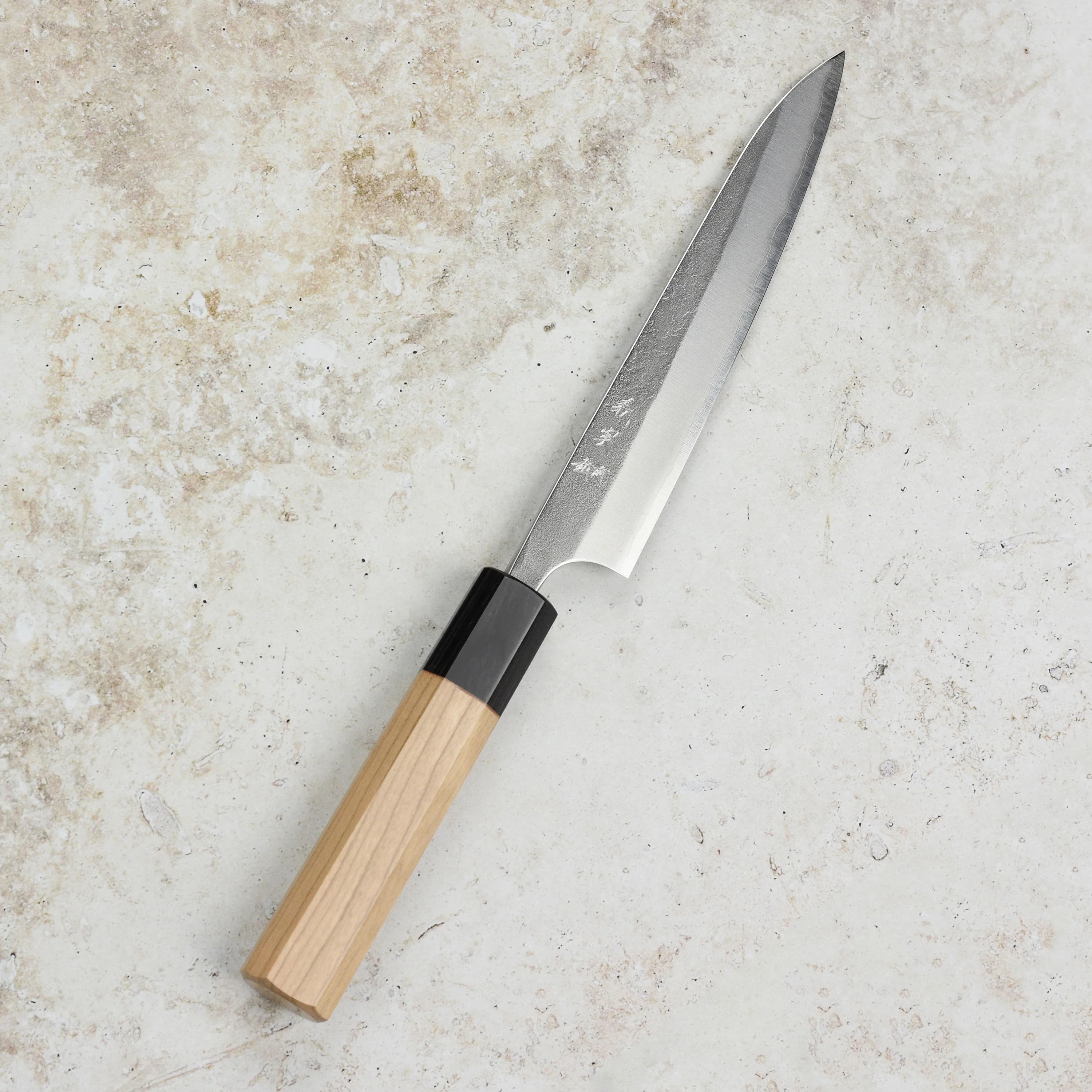 Yoshimi Kato Aogami Super Nashiji Stainless Clad 5.9" Petty - Image 3