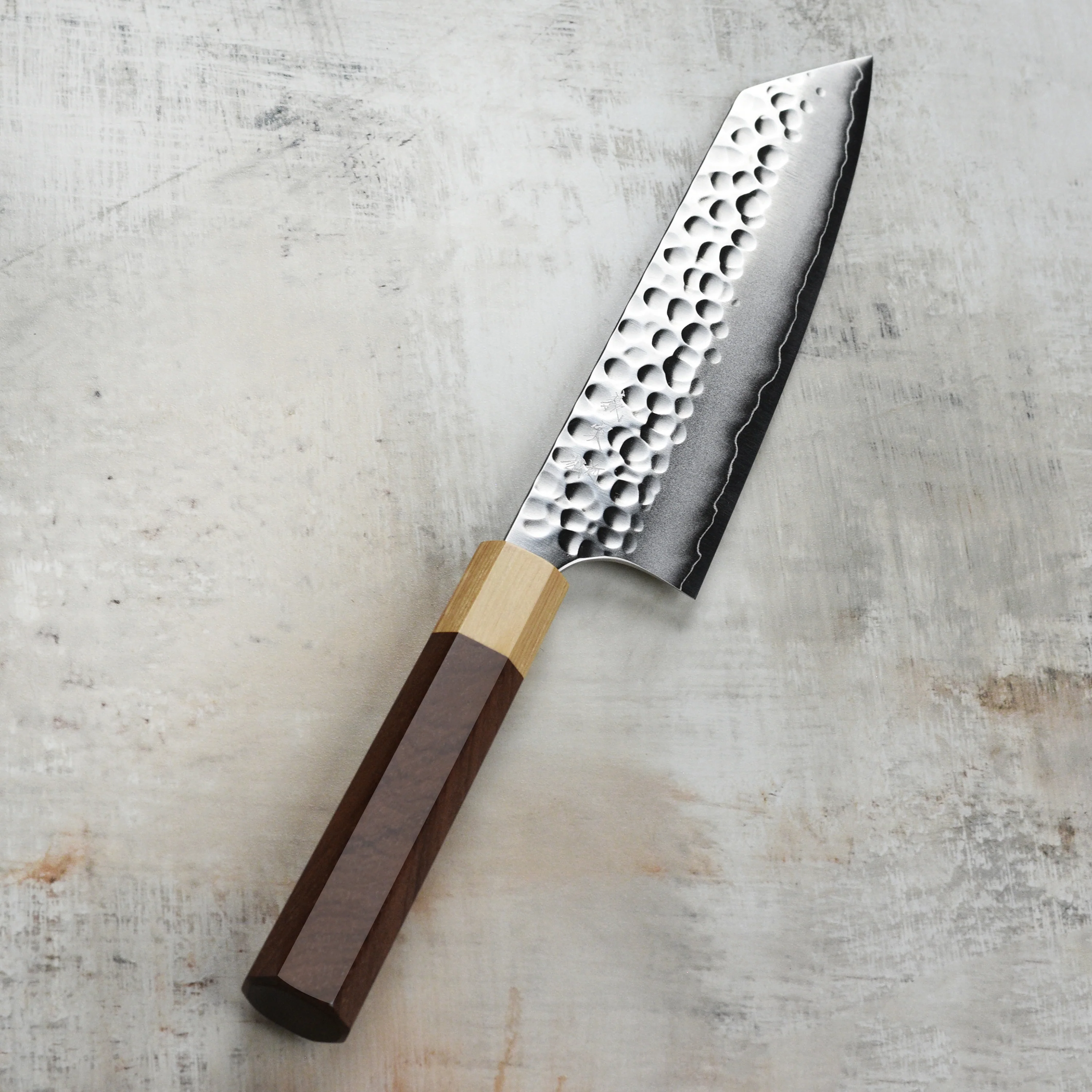 Yoshimi Kato Forged Ginsan Stainless Clad 6.7" Bunka - Image 6