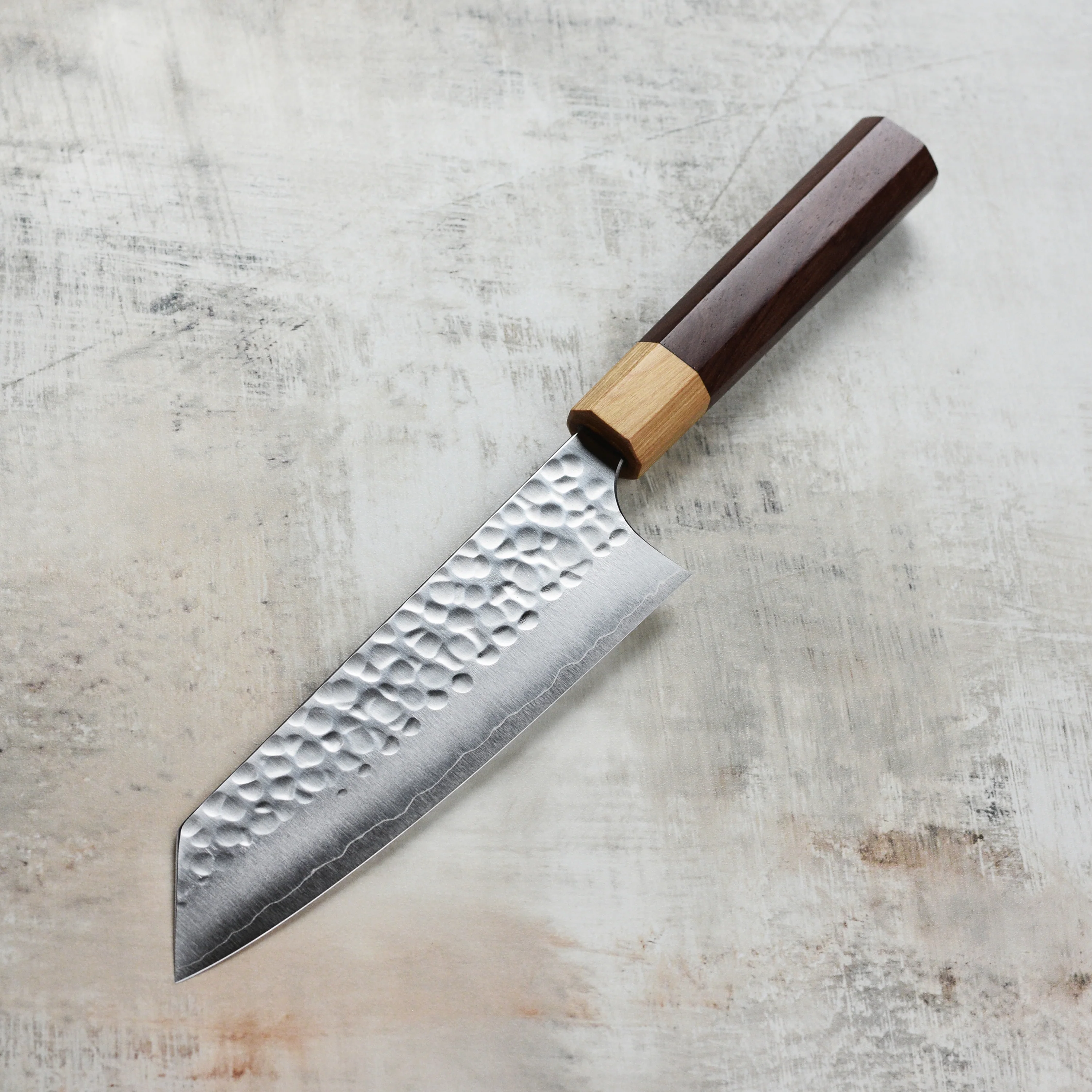 Yoshimi Kato Forged Ginsan Stainless Clad 6.7" Bunka - Image 8