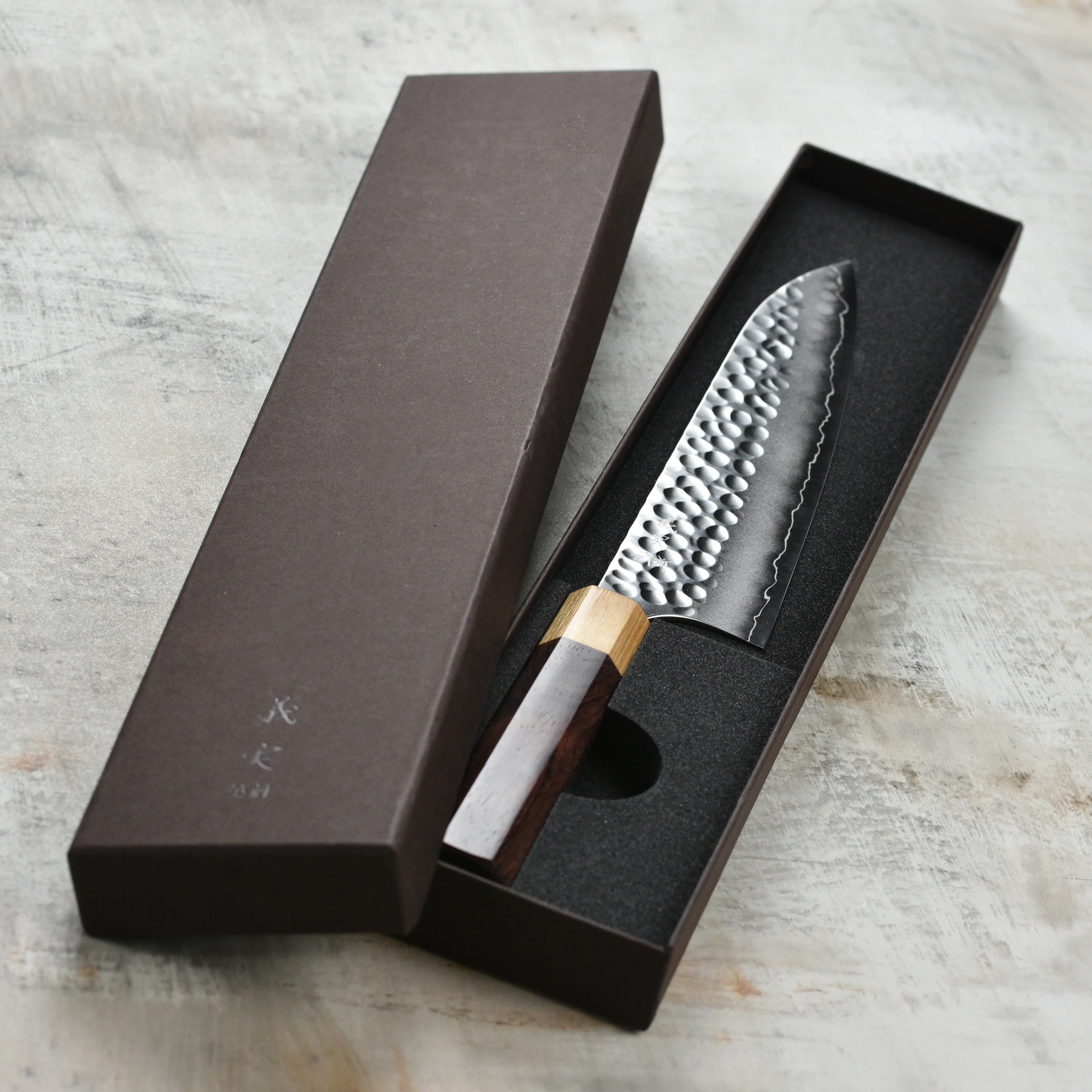 Yoshimi Kato Forged Ginsan Stainless Clad 8.25" Gyuto - Image 4