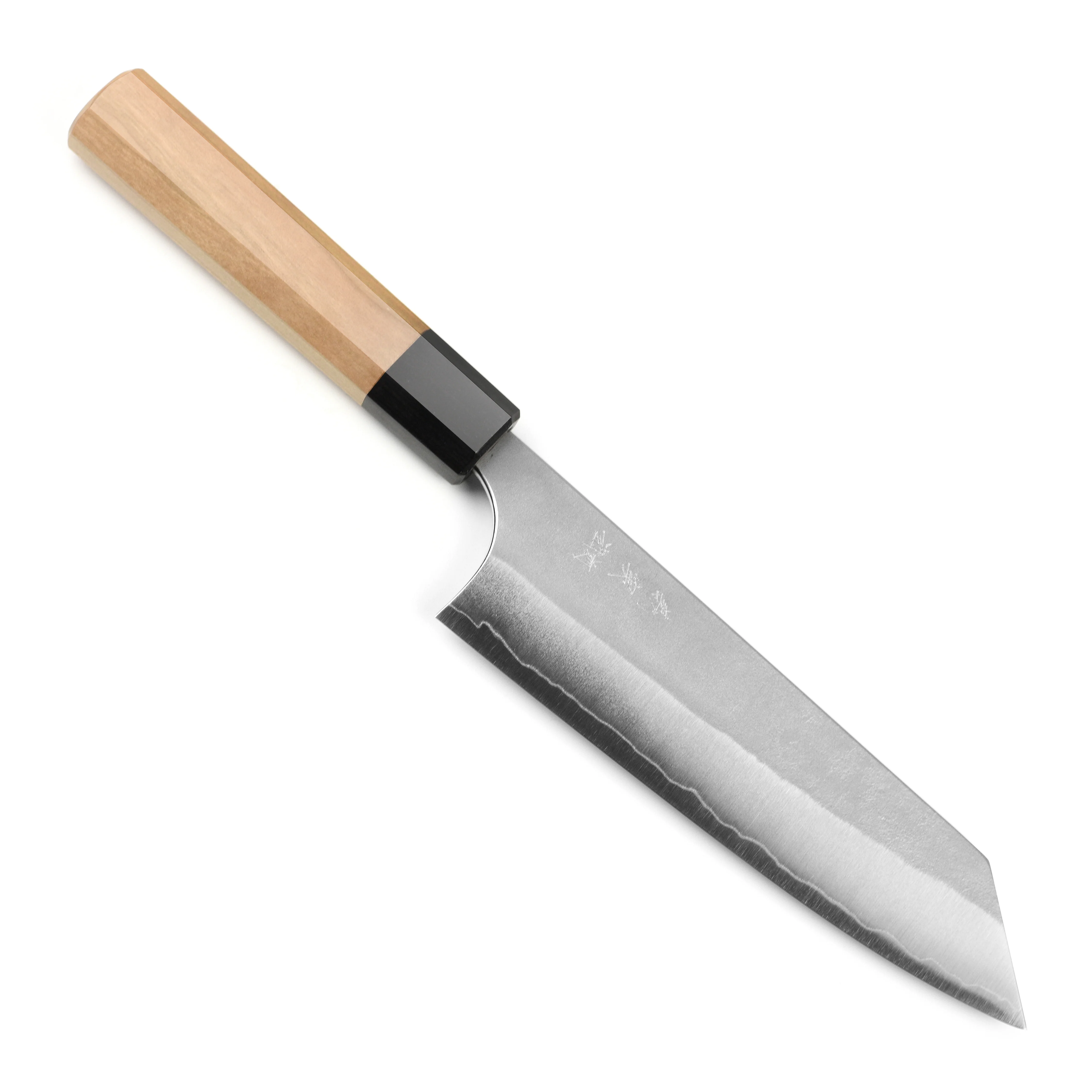 Yoshimi Kato Ginsan Nashiji Stainless Clad 6.7" Bunka - Image 9