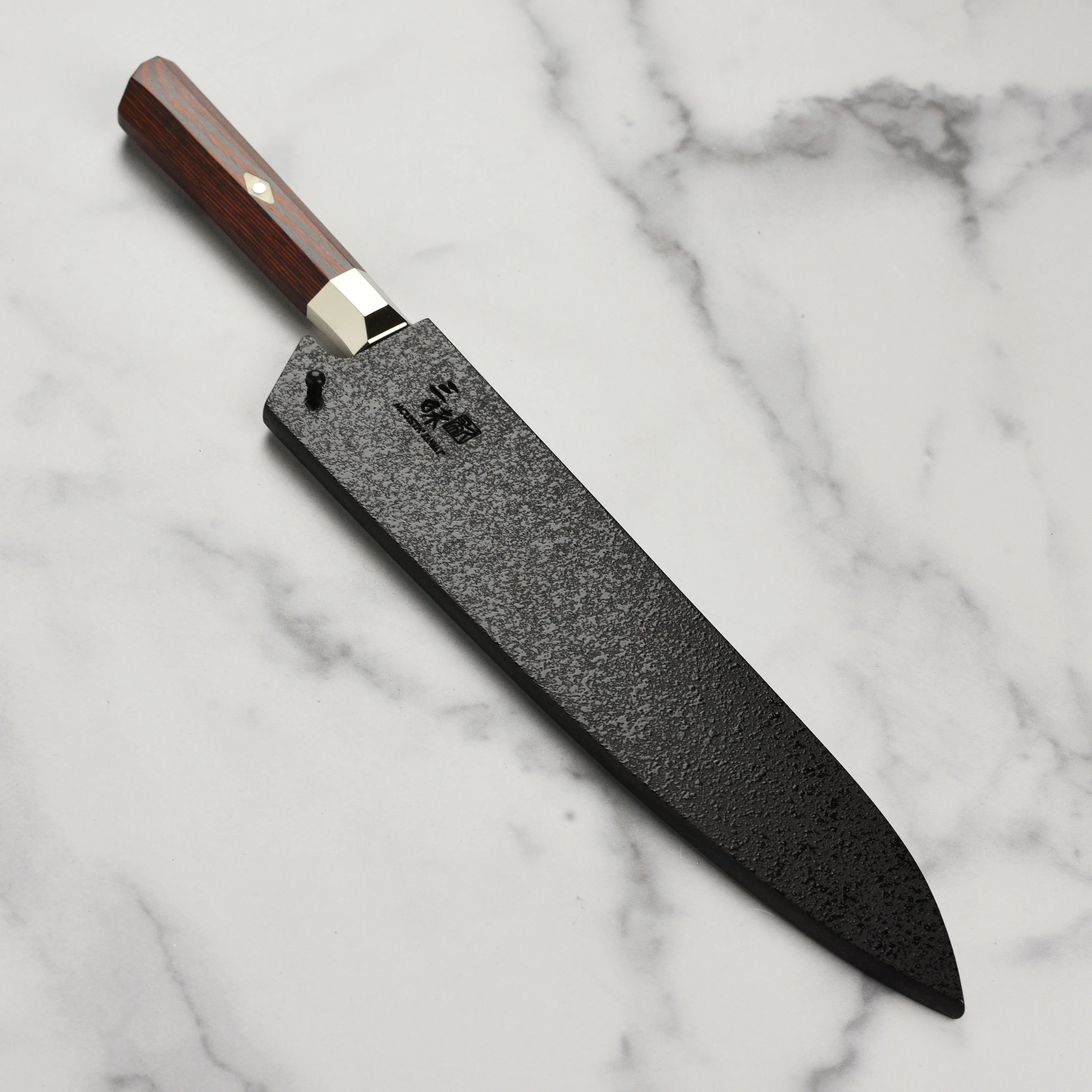 Zanmai Black Lacquer Saya for 9.4" Gyuto - Image 2
