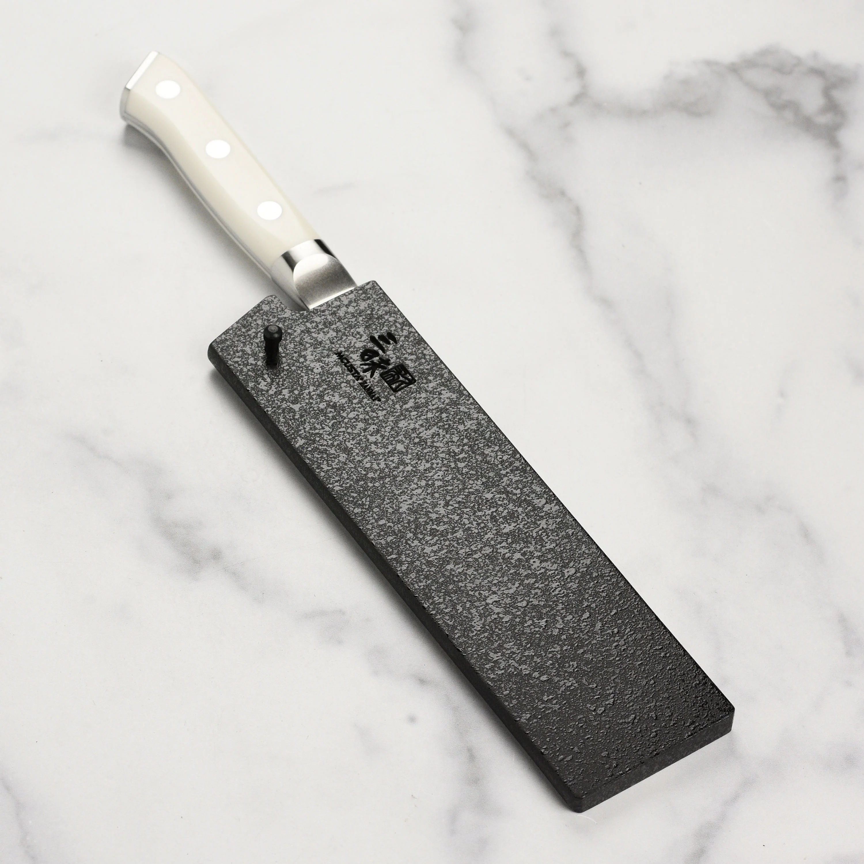 Zanmai Black Lacquer Saya for 6.5" Nakiri - Image 2