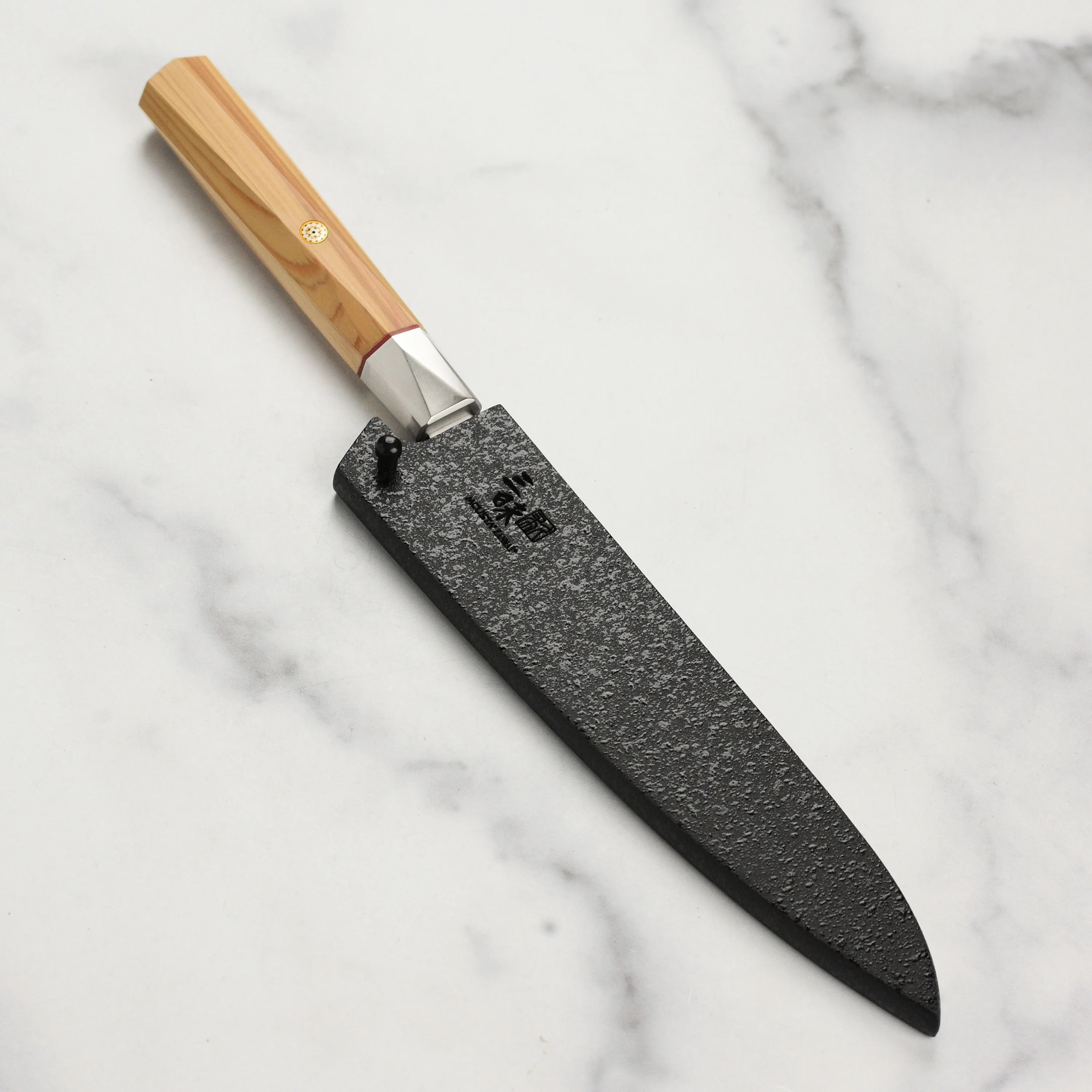 Zanmai Black Lacquer Saya for 5.9" Petty - Image 2