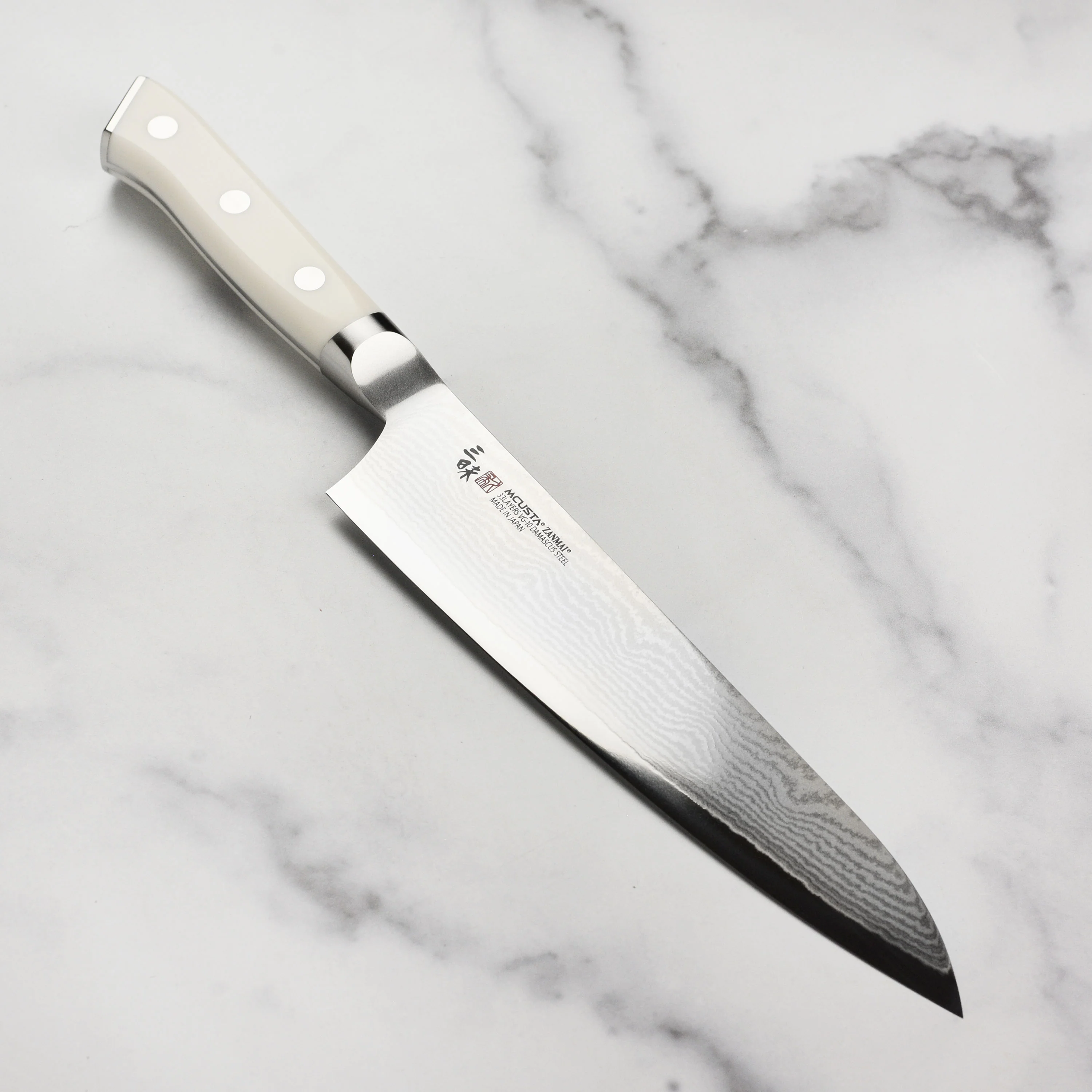 Zanmai Classic Damascus Corian 8.25" Gyuto