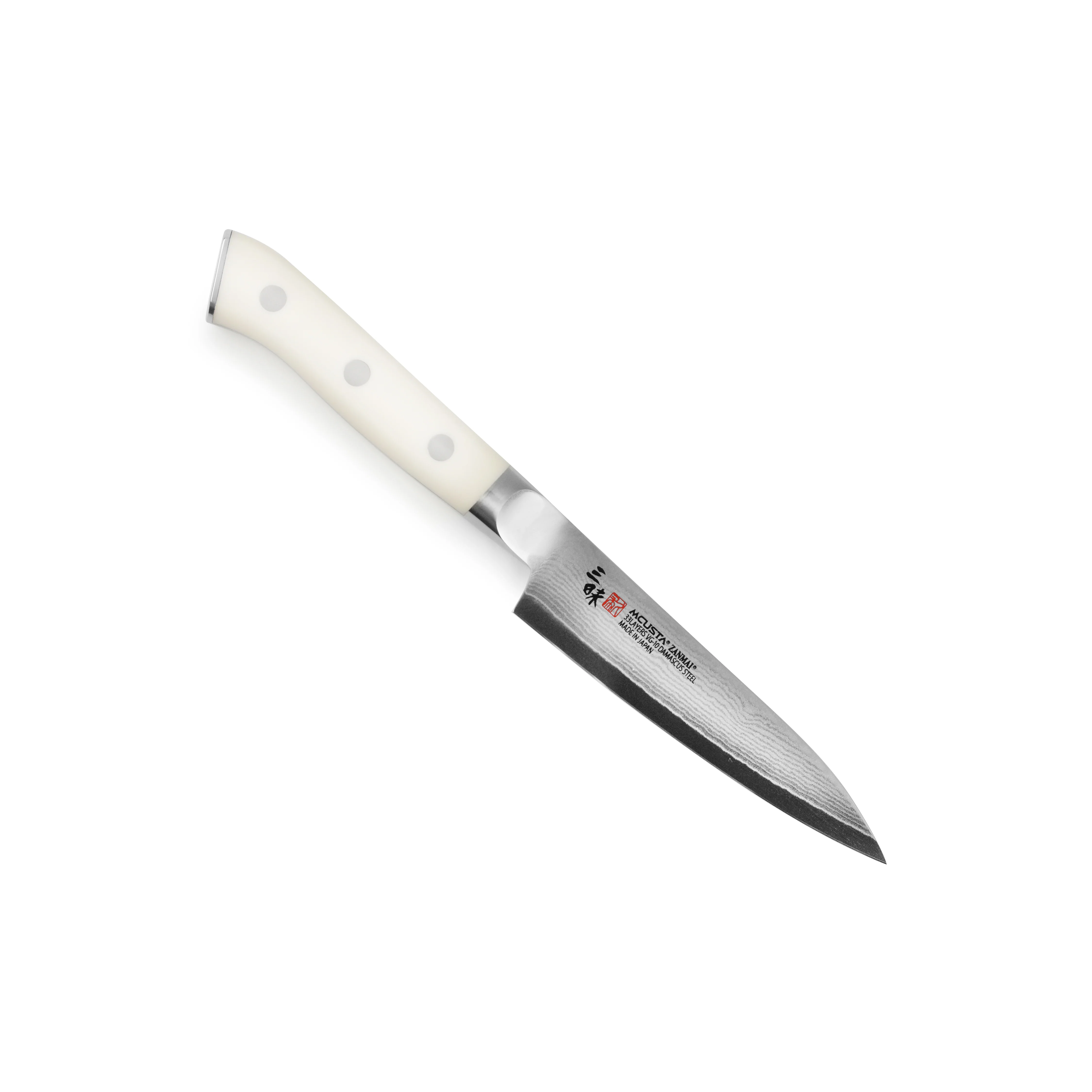 Zanmai Classic Damascus Corian 4.3" Petty - Image 4