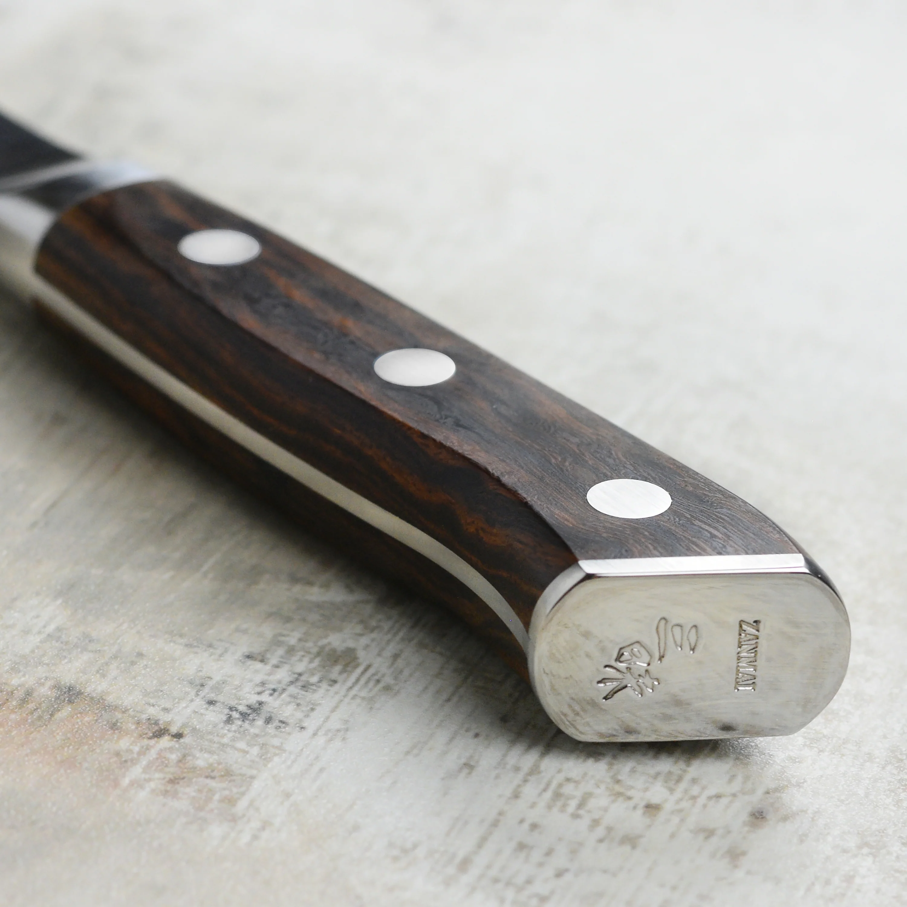 Zanmai Classic Damascus Ironwood 8.25" Gyuto - Image 2