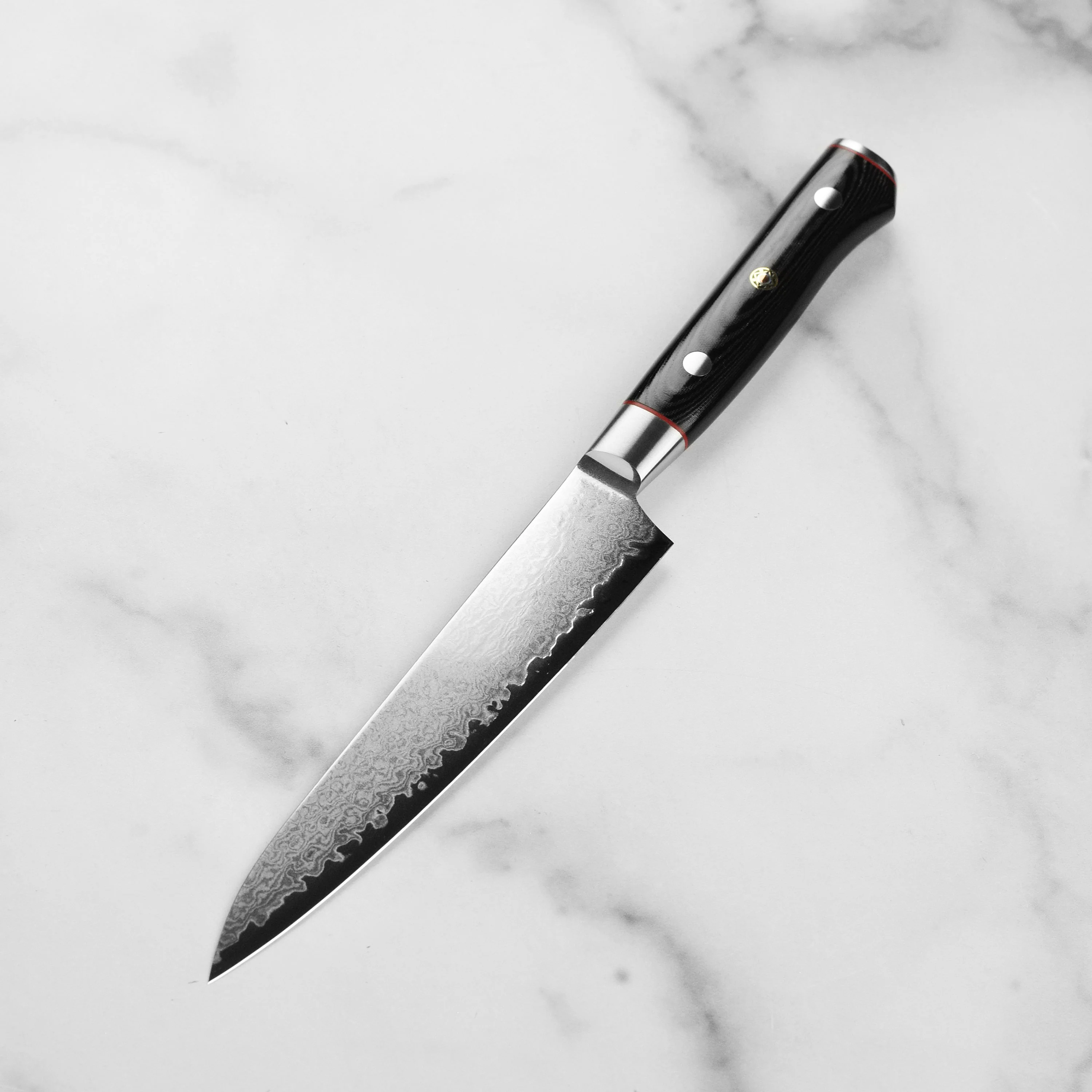Zanmai Classic Pro Zebra Damascus 5.9" Petty - Image 5