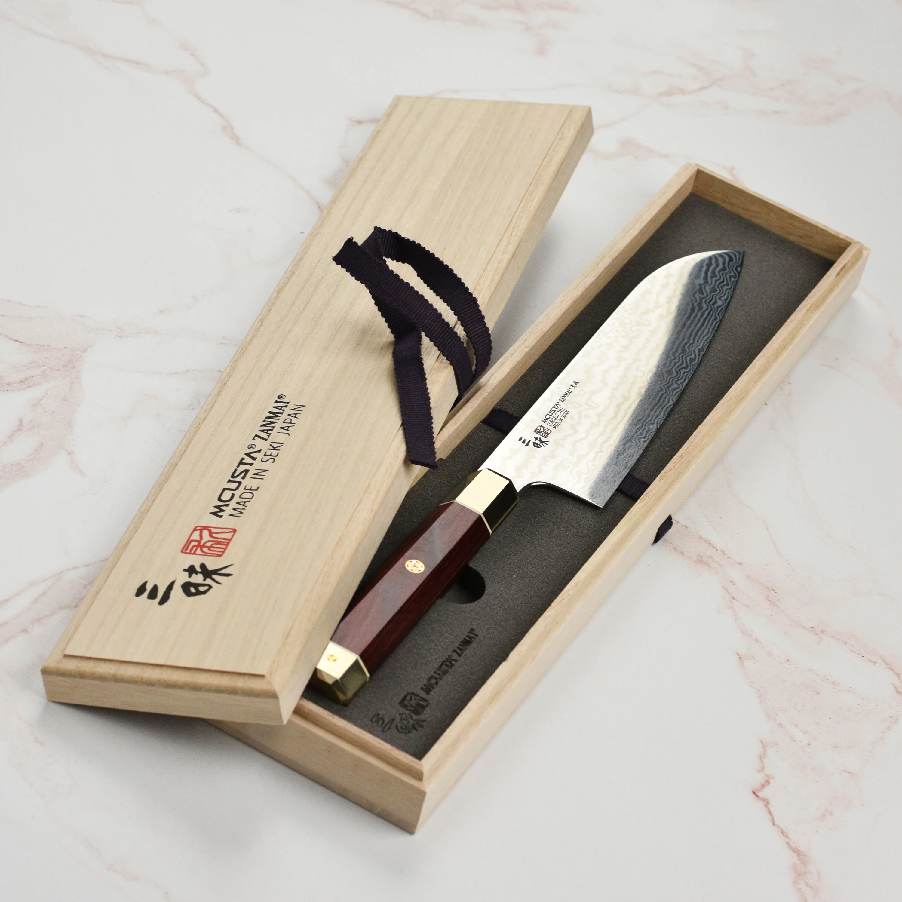 Zanmai Ultimate Aranami 7" Santoku - Image 6