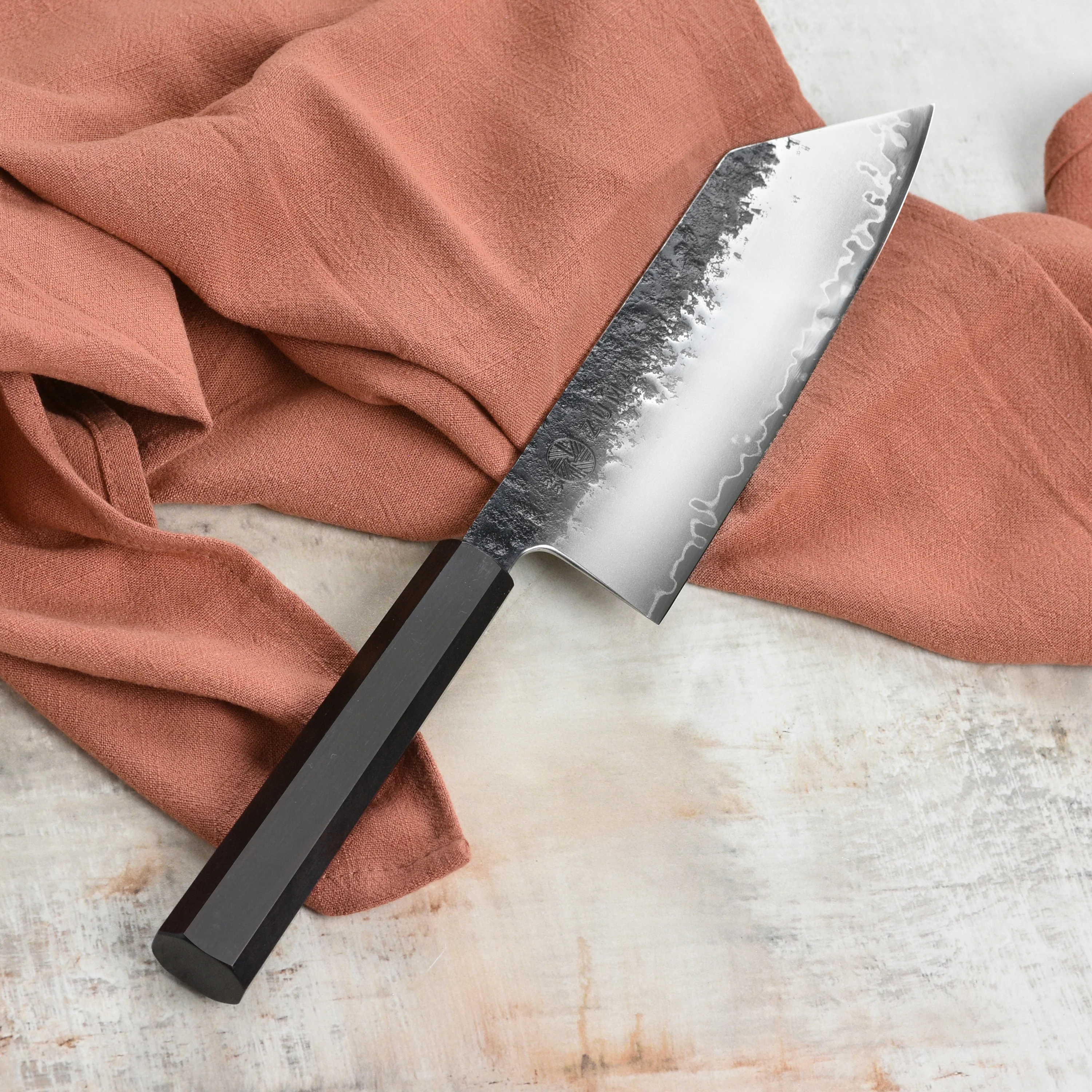 Zuma Black Forged 7" Bunka Knife - Image 5