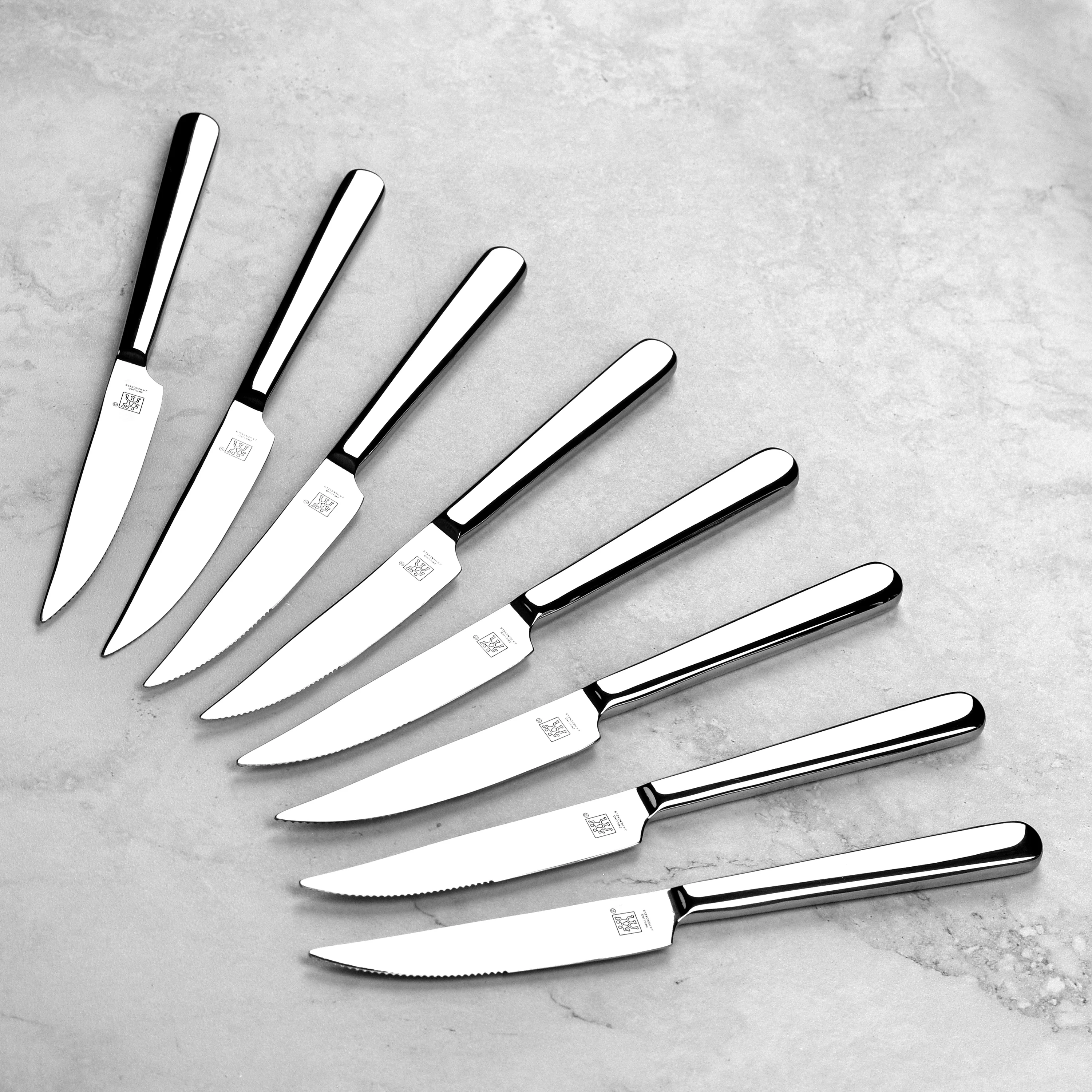 Zwilling 8 Piece Contemporary Stainless Steel Steak Knife Set with Case - Image 2