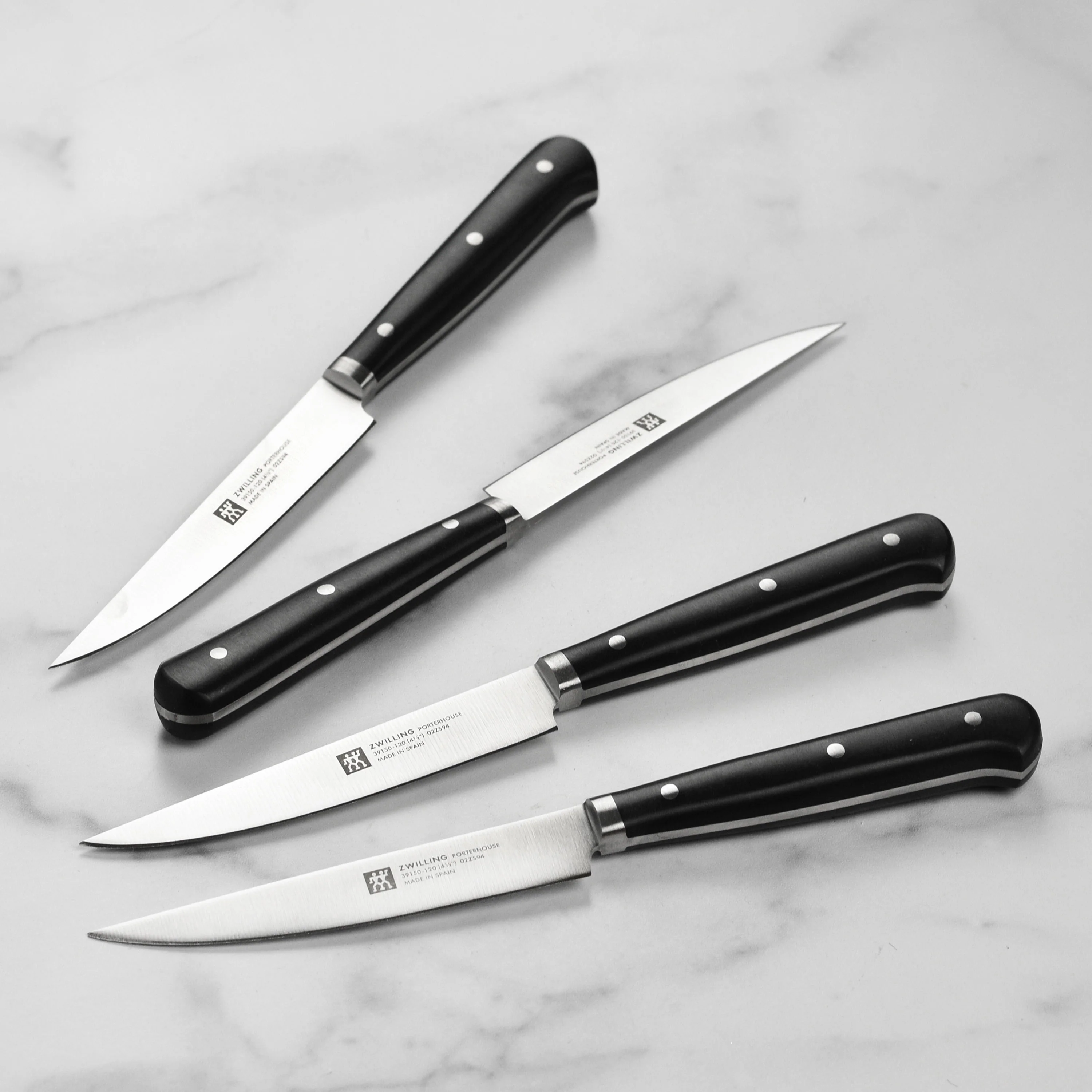 Zwilling 4 Piece Porterhouse Steak Knife Set with Wood Box - Image 2