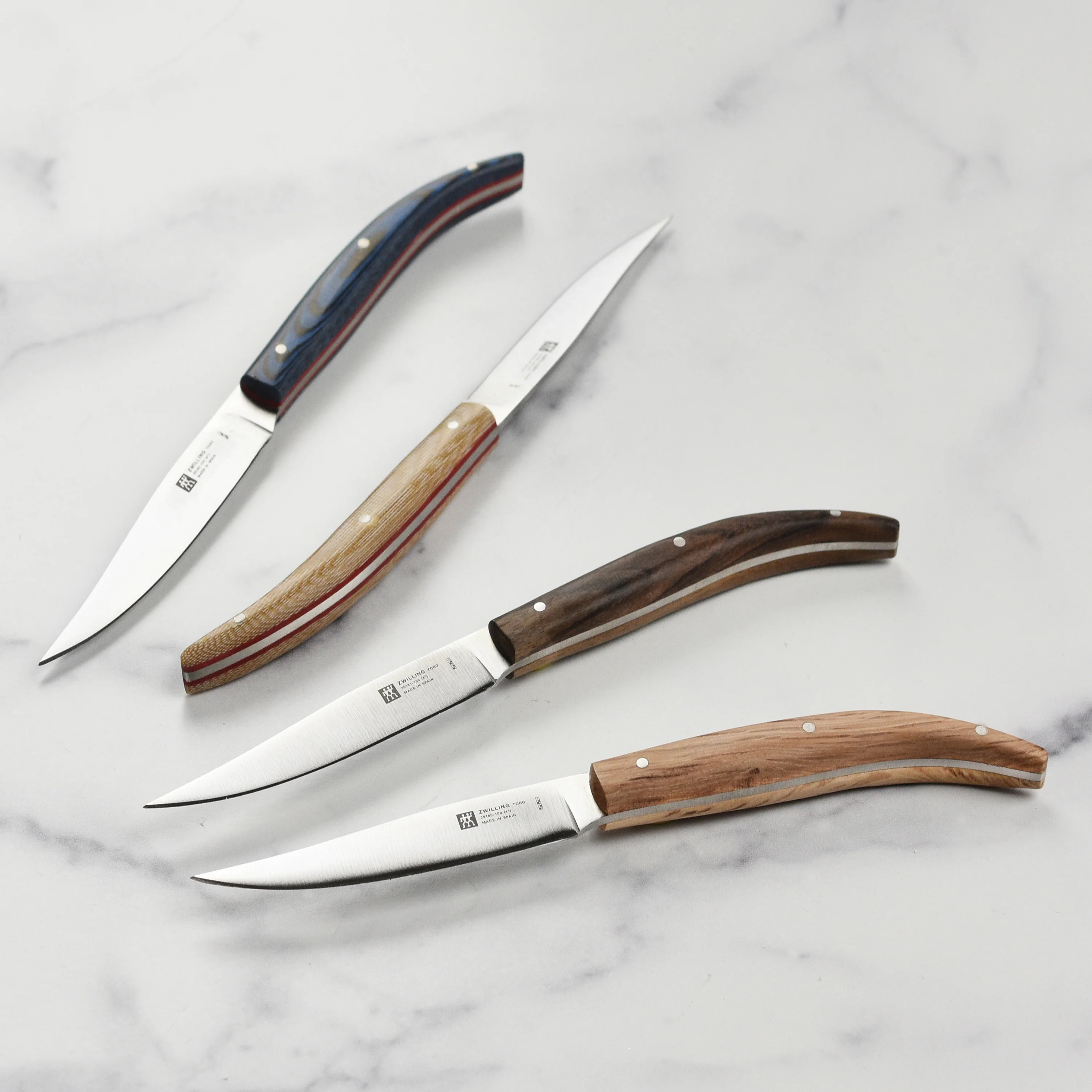 Zwilling 4 Piece Toro Steak Knife Set with Wood Gift Box - Image 2
