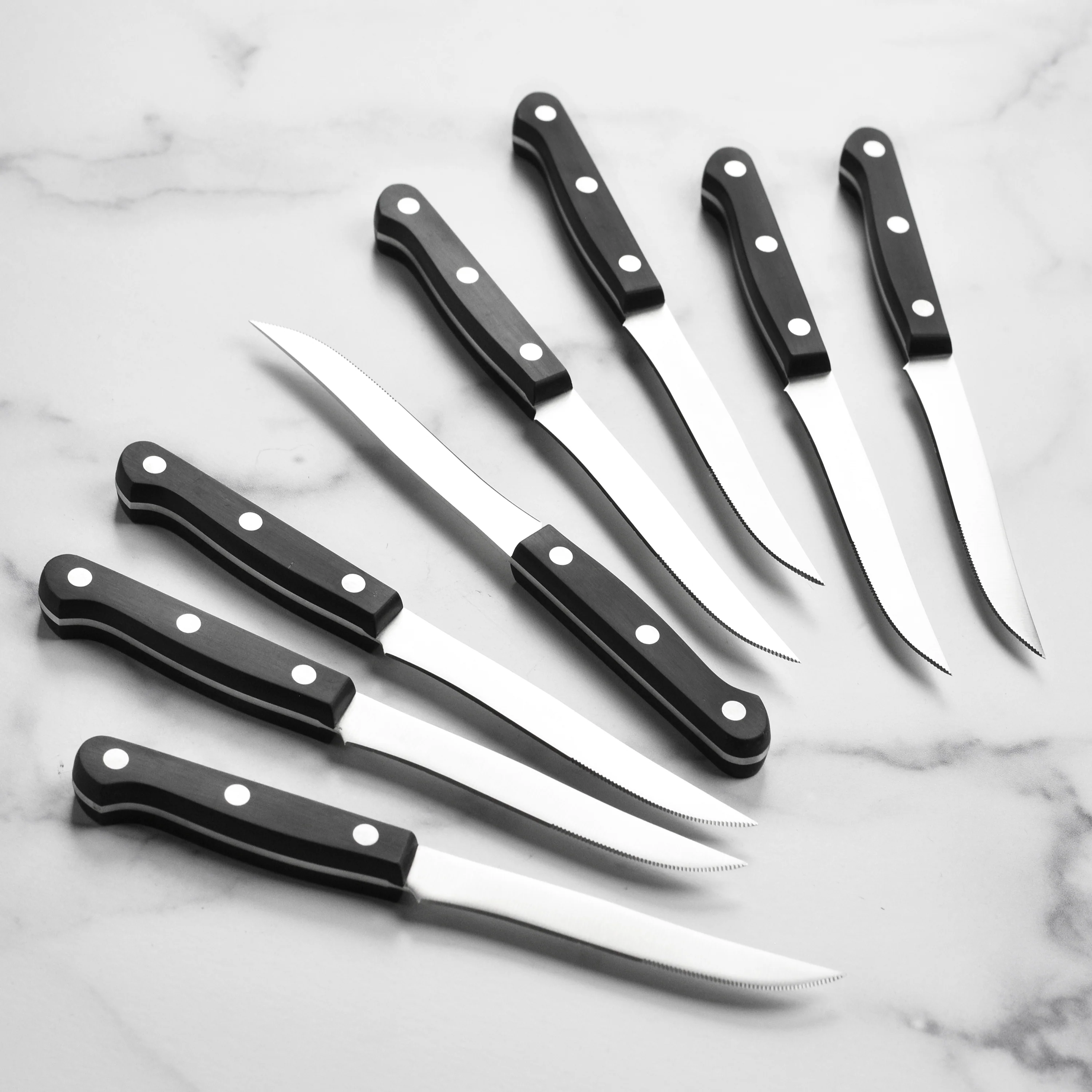 Zwilling Twin Gourmet 8 Piece Steak Knife Set with Block - Image 6
